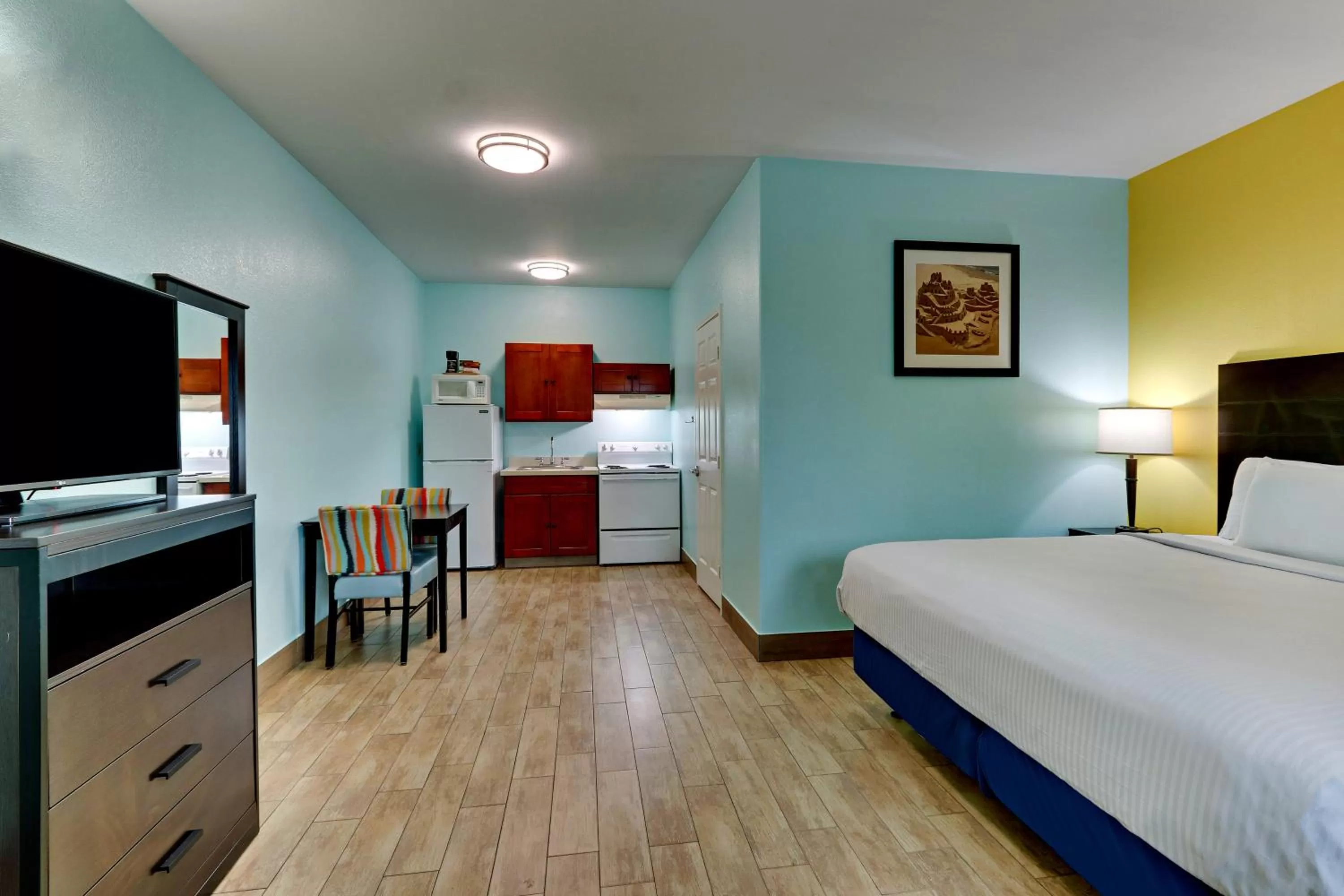 Bed in Island Hotel Port Aransas