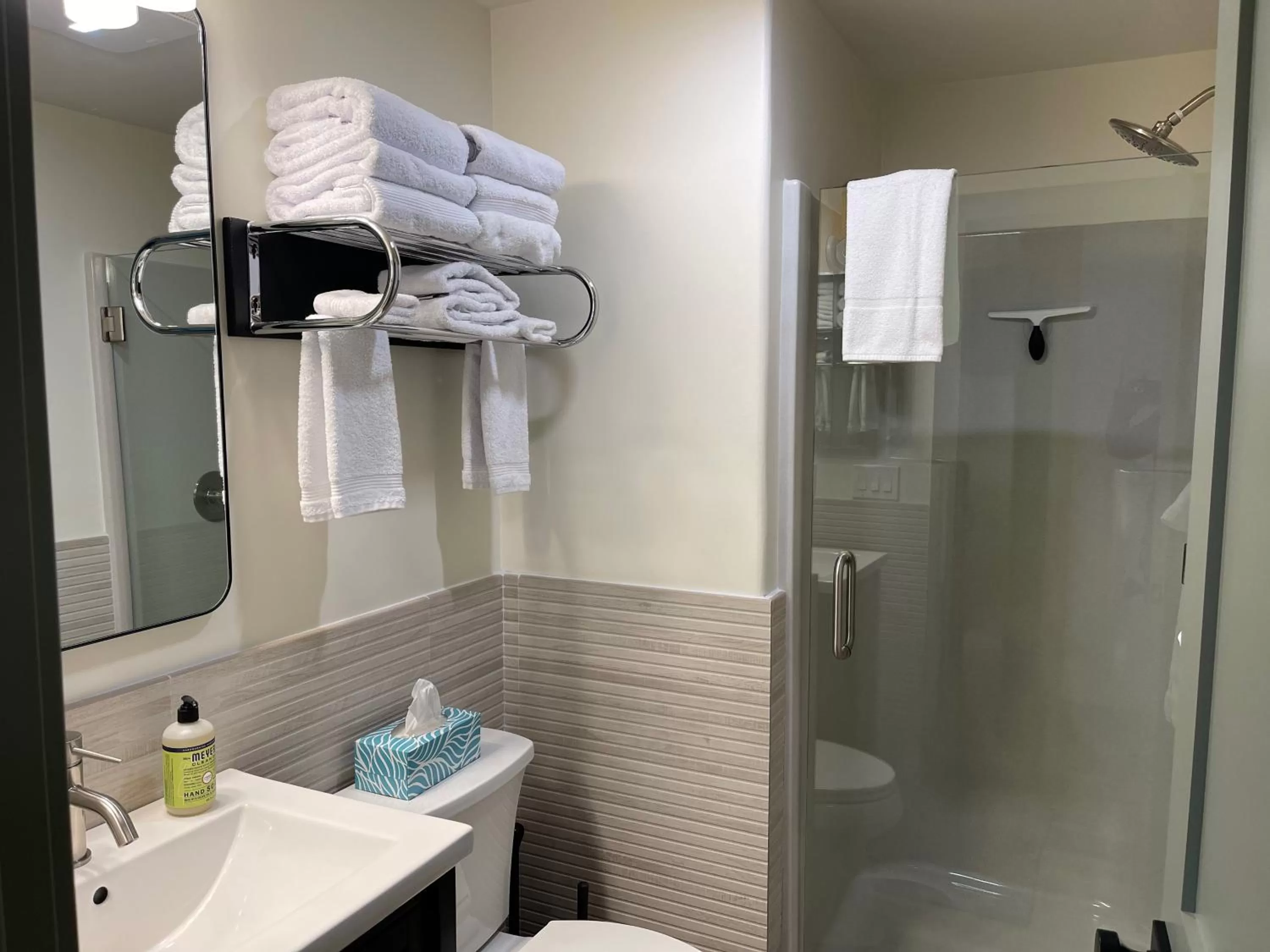 Bathroom in Pinedale Cozy Cabins