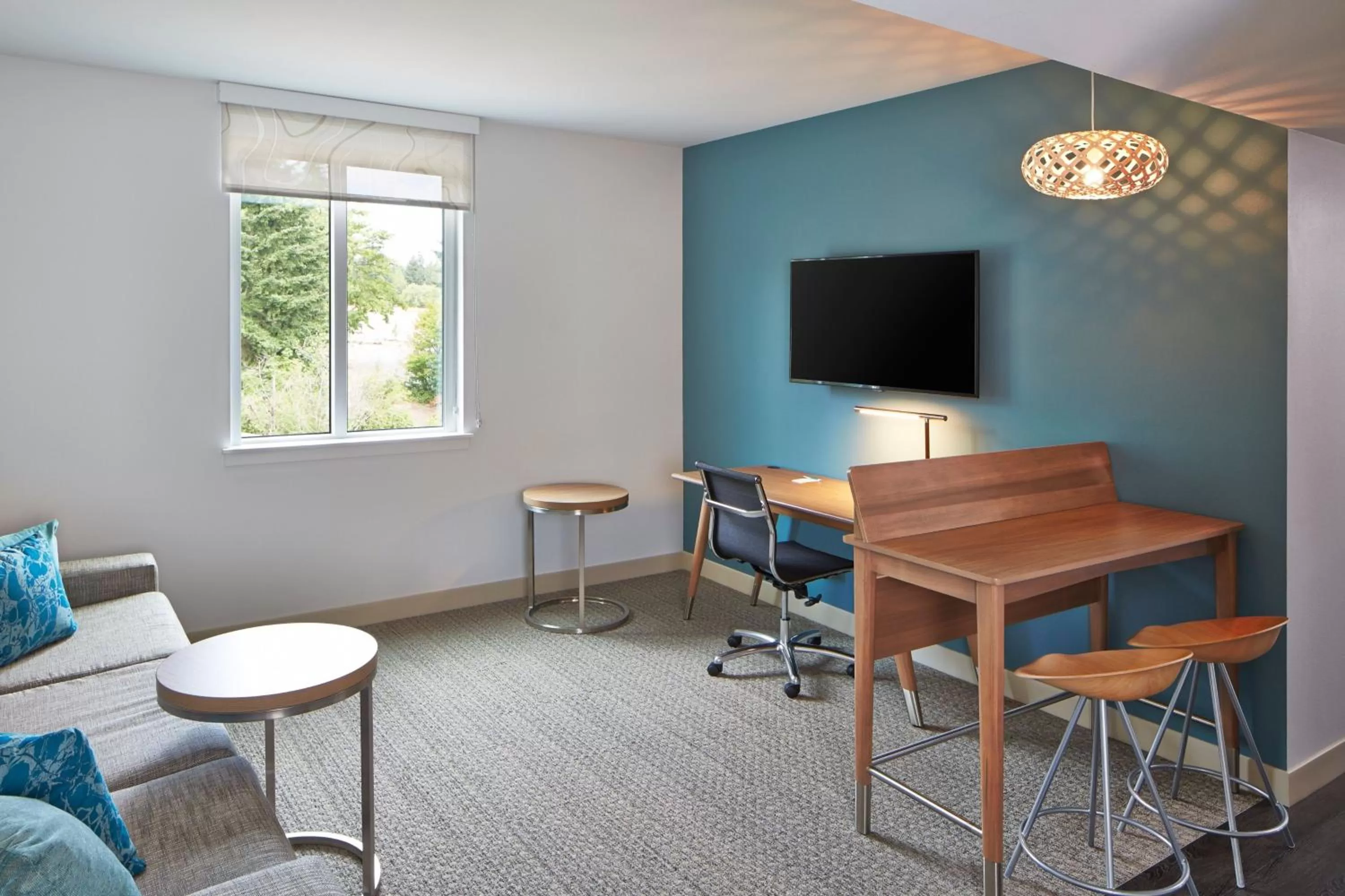 Living room in Element Seattle Redmond