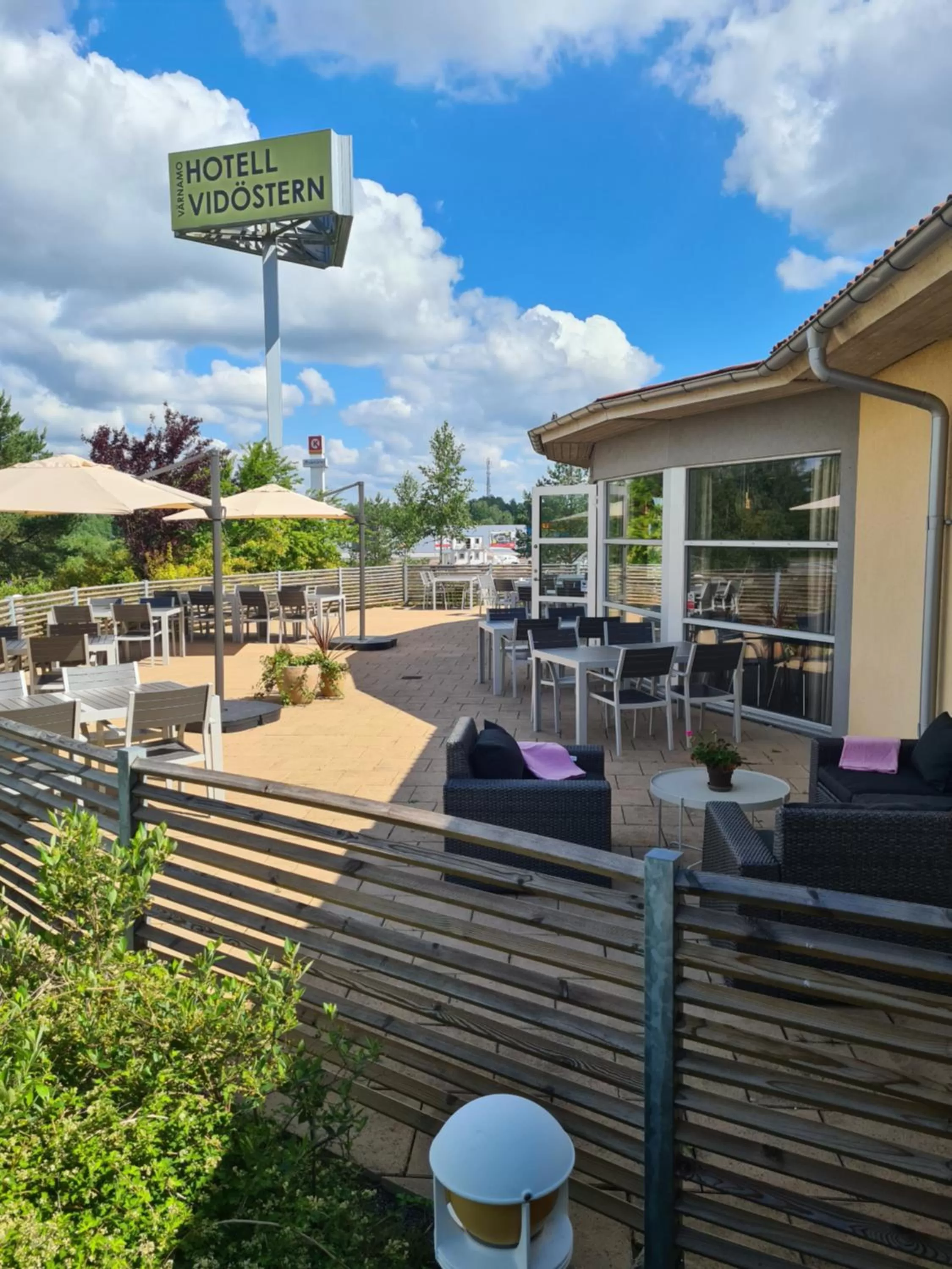 Patio in Best Western Hotel Vidöstern