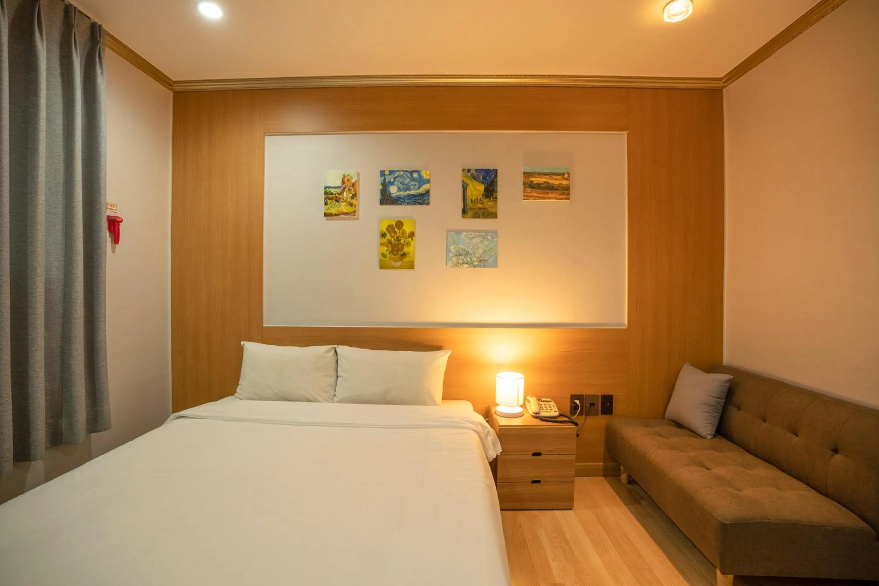 Bed in Jeju Stay Hotel