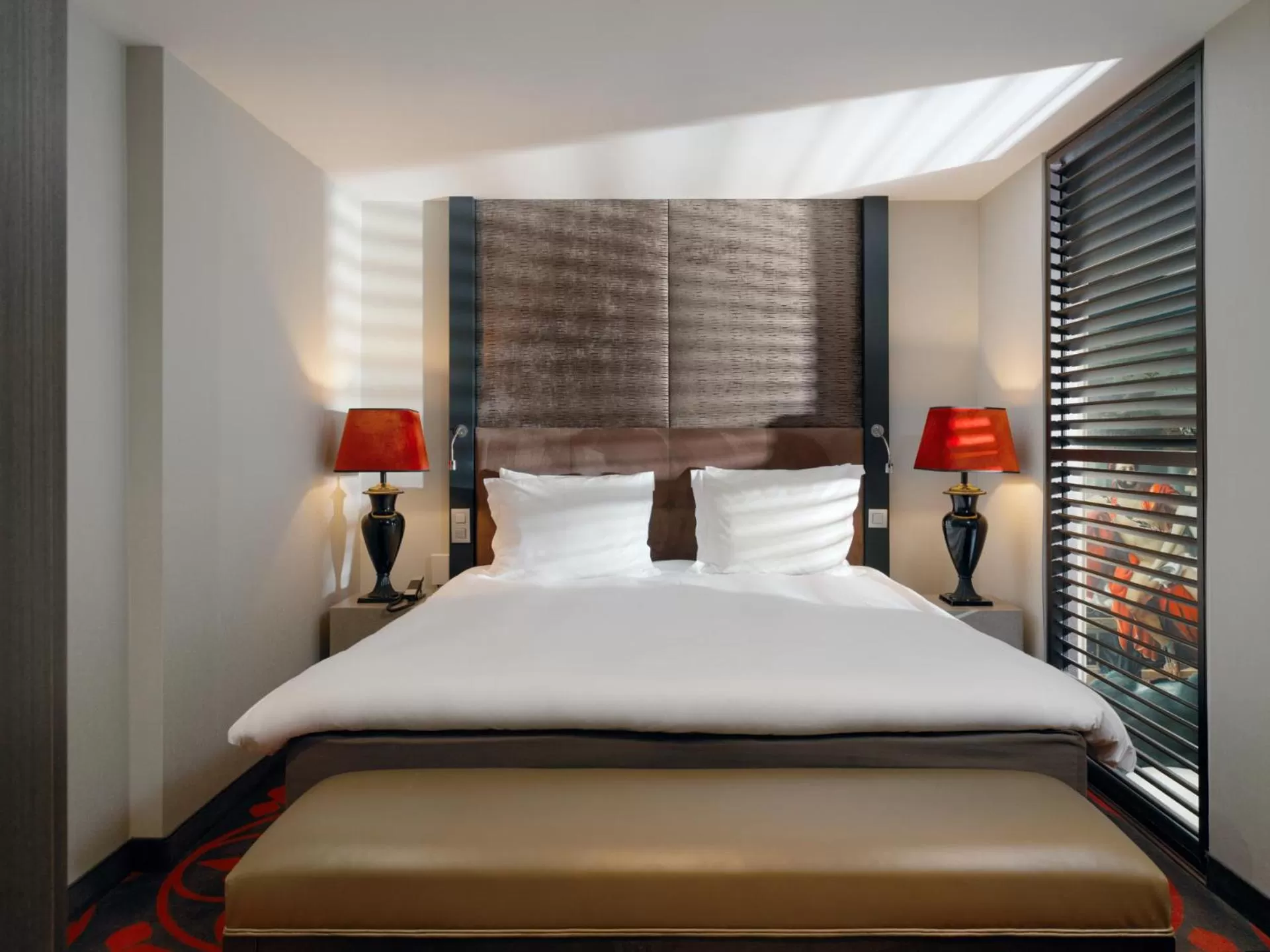 Bedroom, Bed in The Dominican, Brussels, a Member of Design Hotels