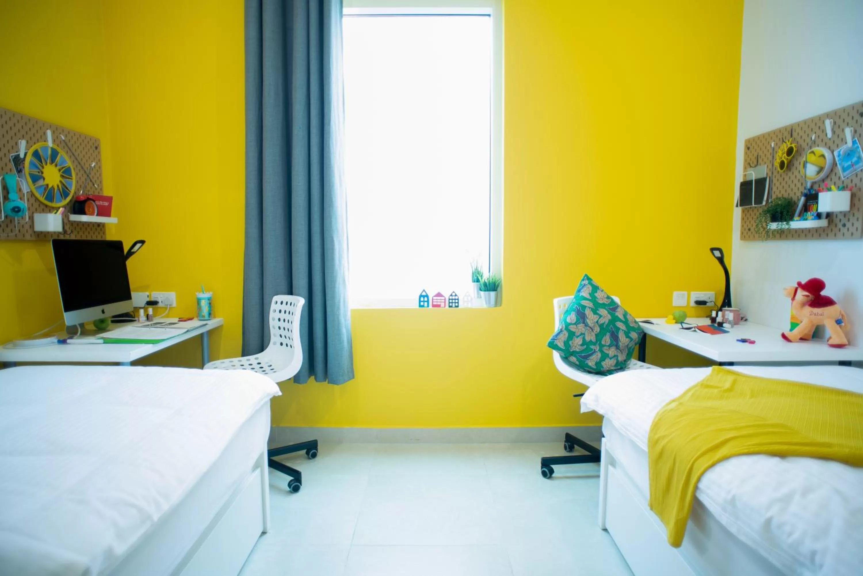 Bed in KSK Homes Hotel Dubai Academic City