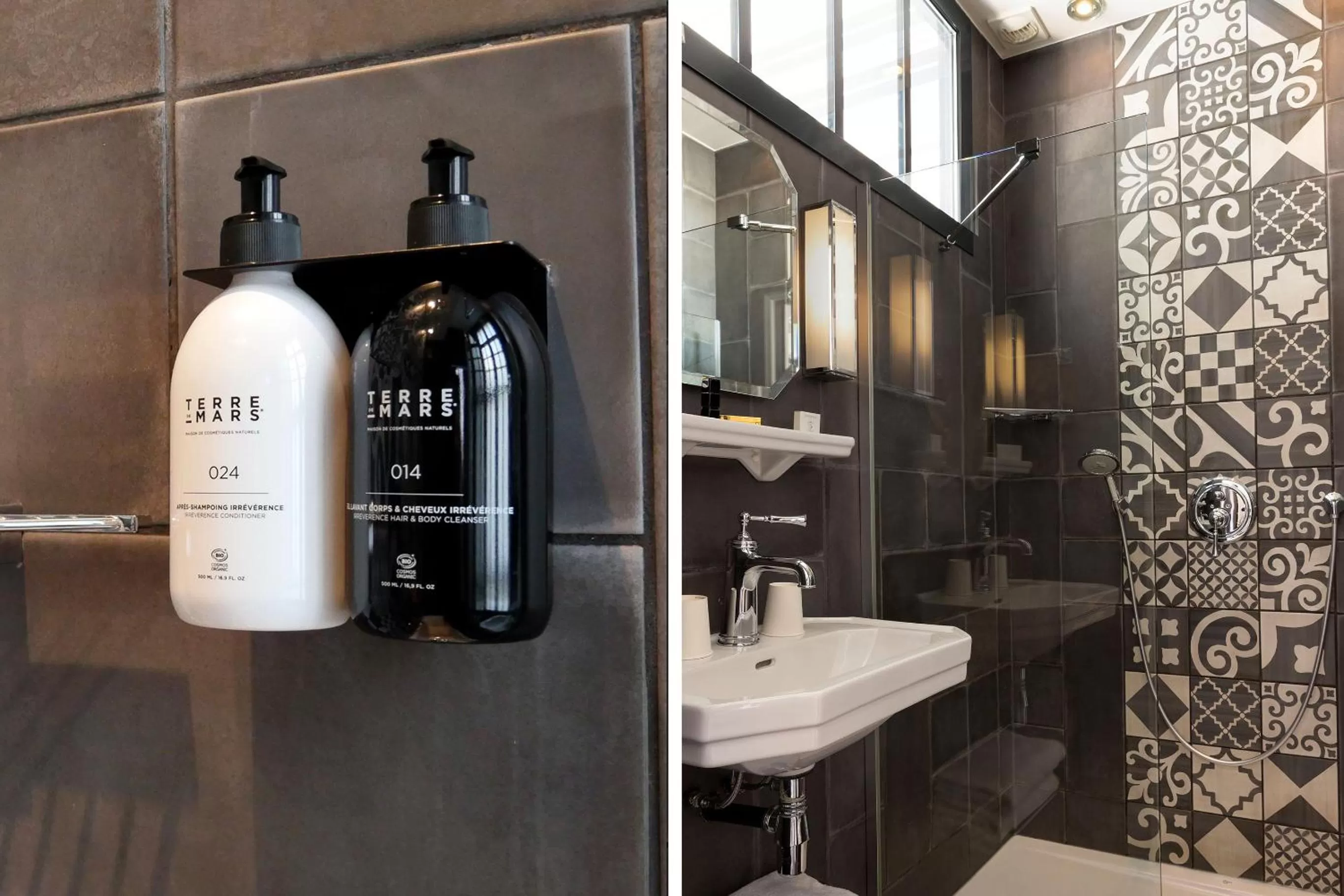 Shower in Hôtel Fabric