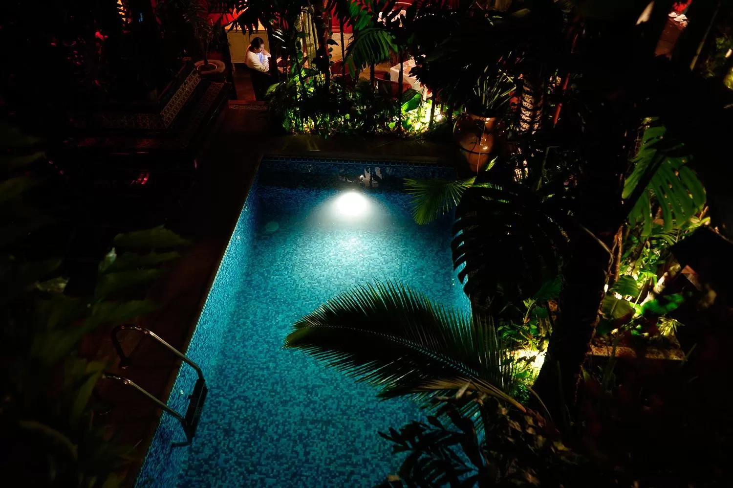 Swimming pool in Hotel Boutique Casona Maya Mexicana