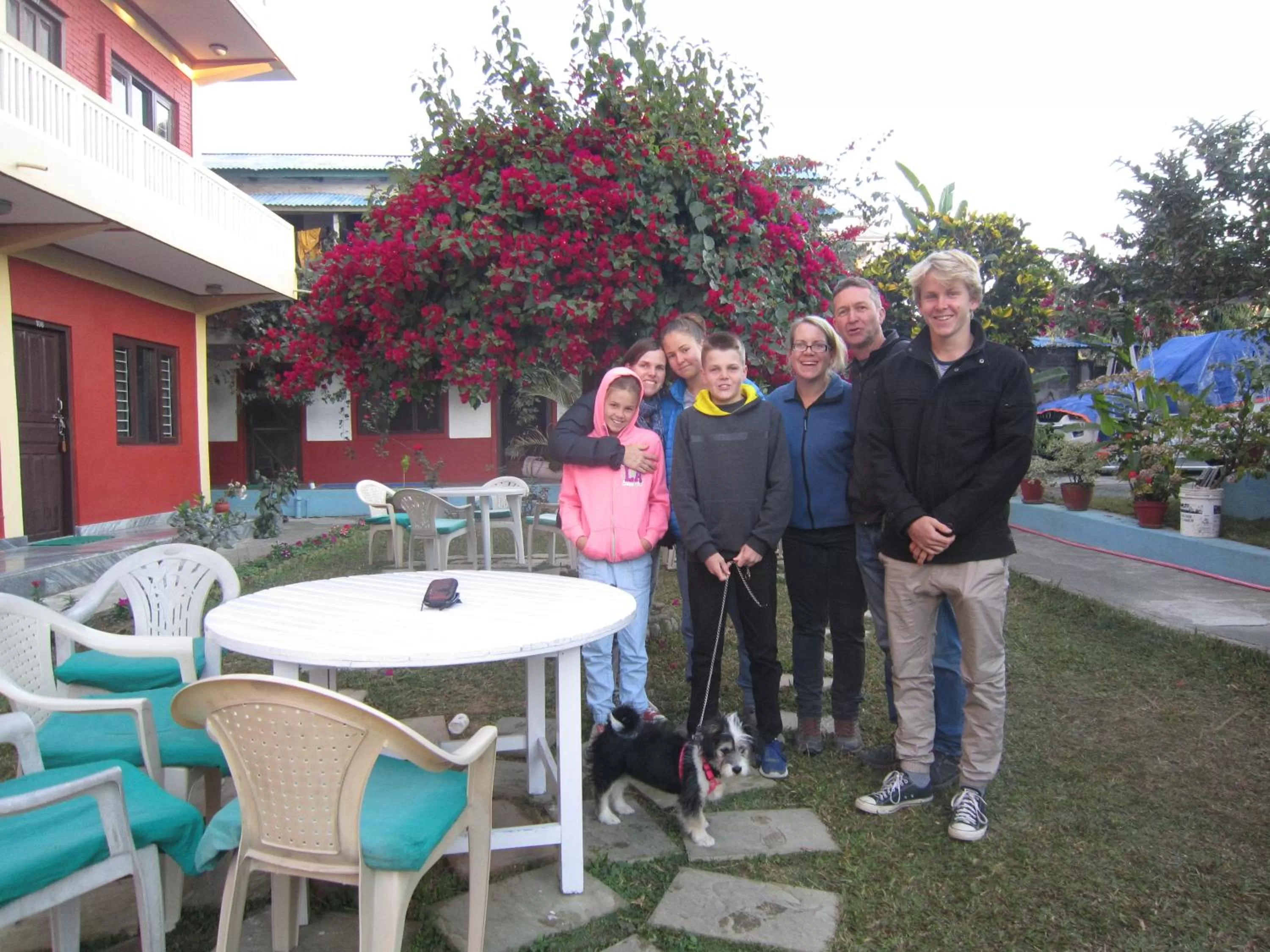 young children in New Annapurna Guest House