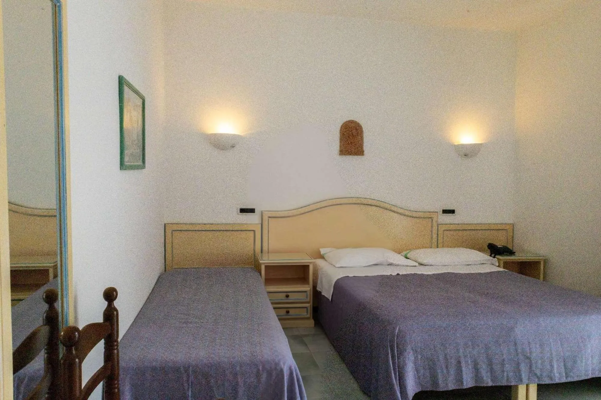 Bed in Hotel Royal Terme