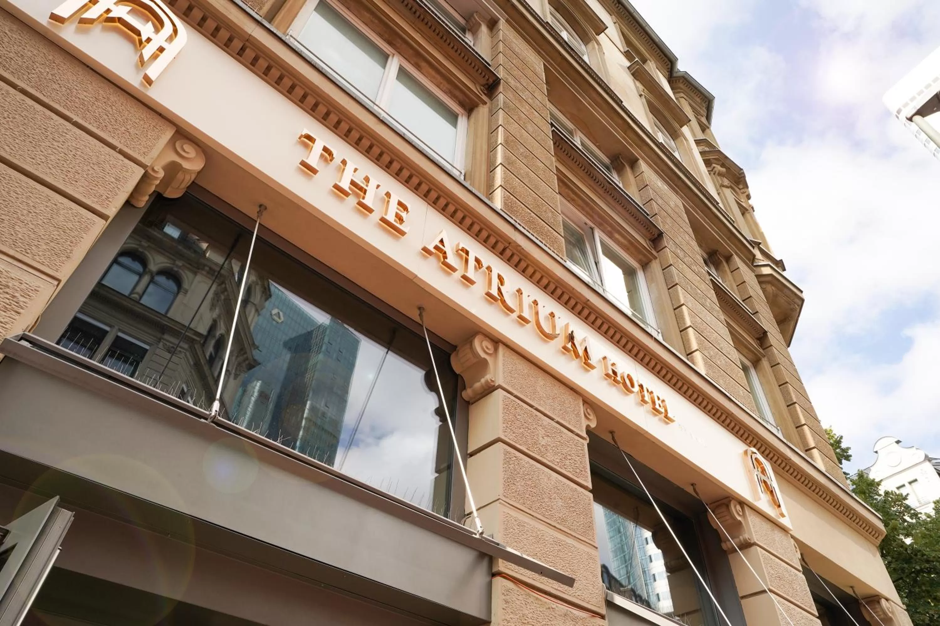 Facade/entrance in The Atrium Hotel