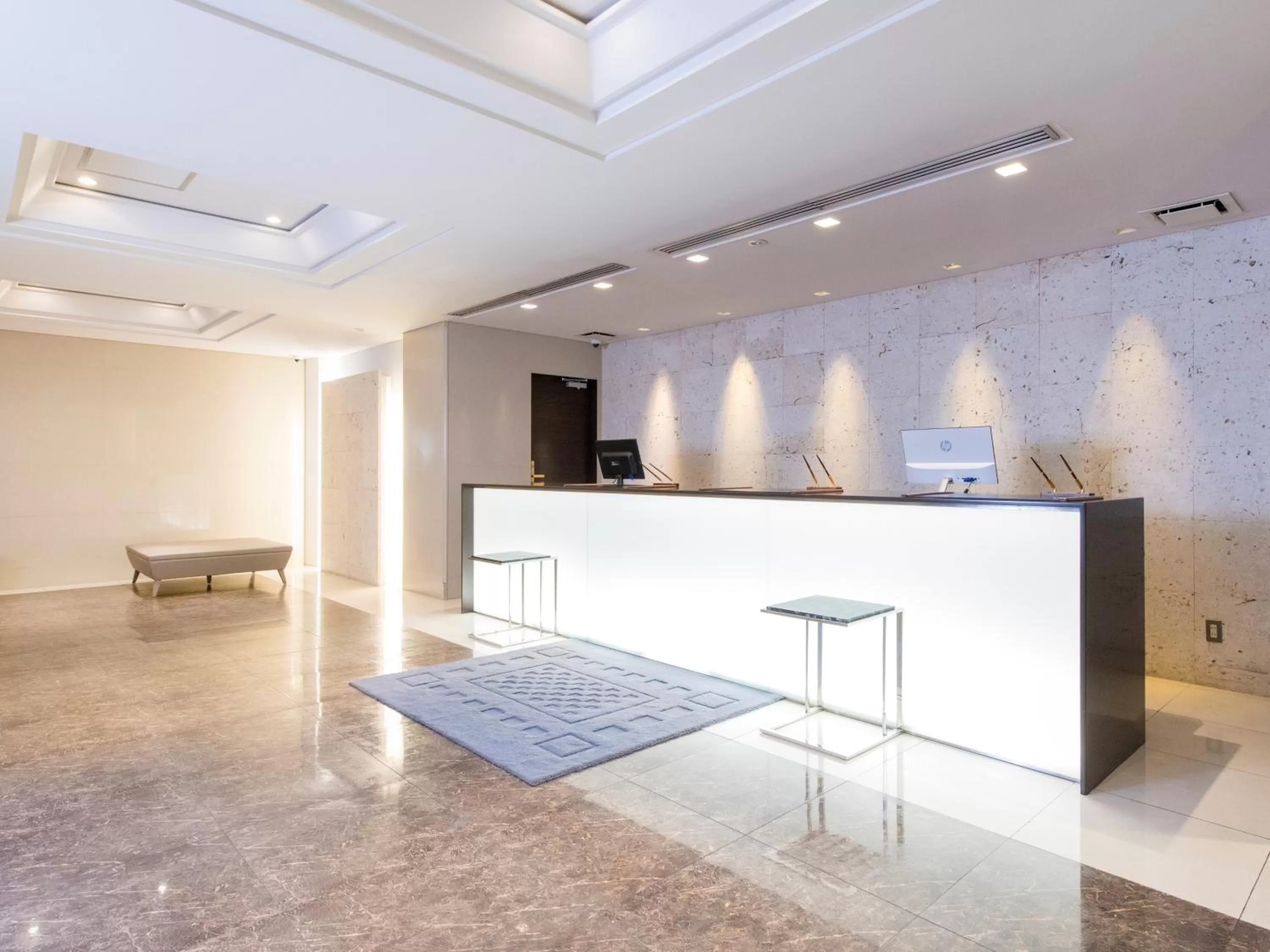 Lobby or reception in HOTEL MYSTAYS Fukuoka Tenjin