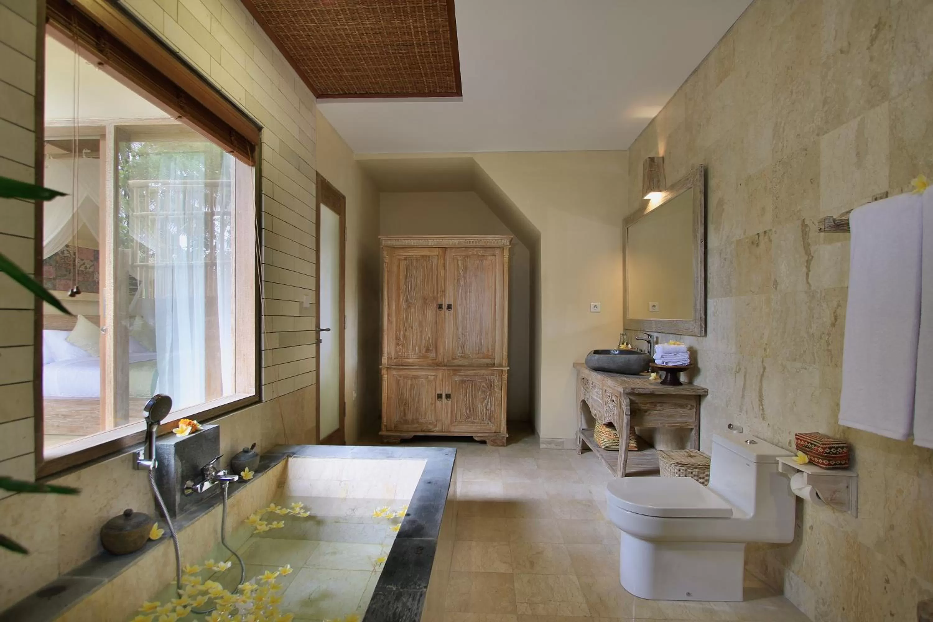 Bathroom in The Alena Resort a Pramana Experience