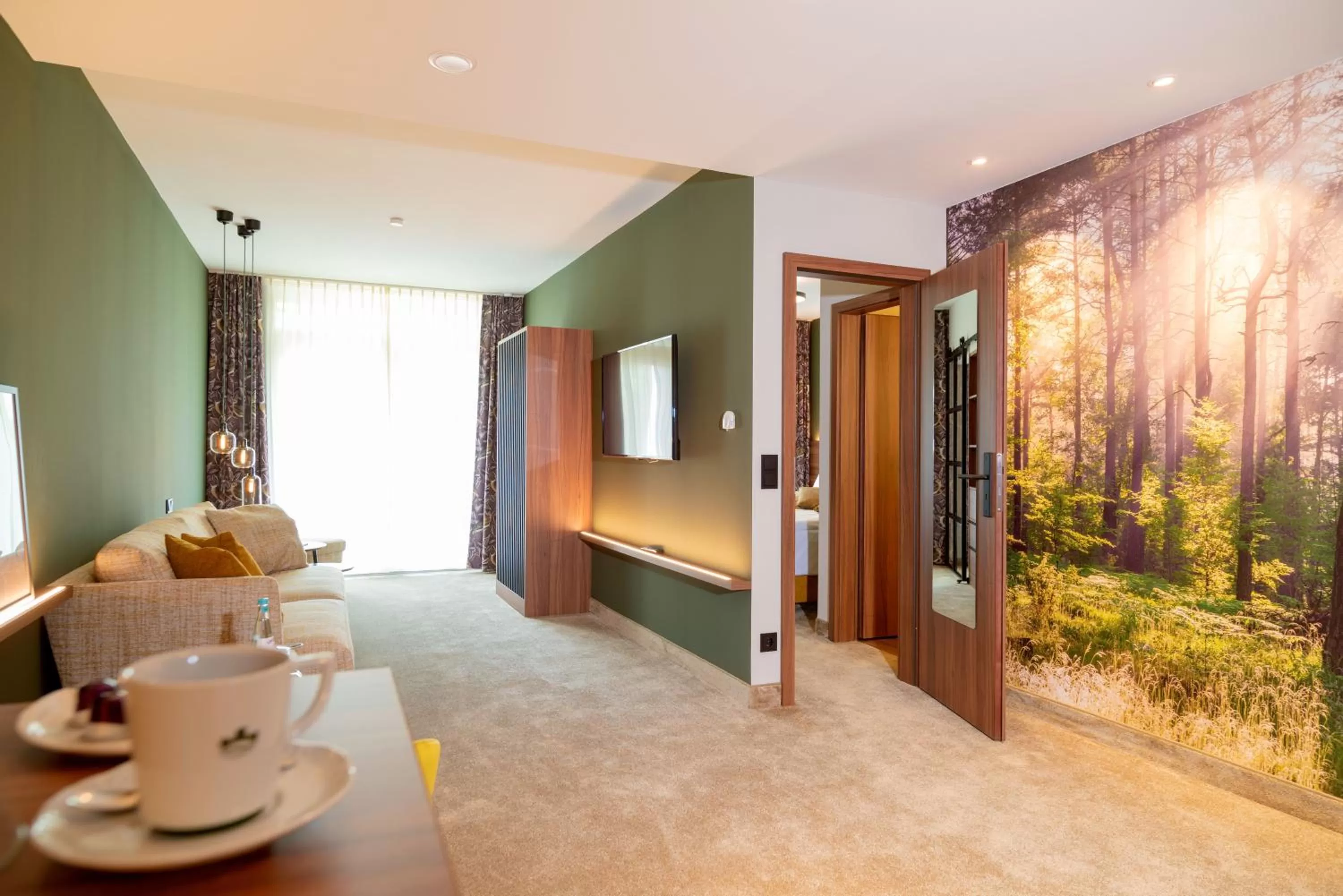 Coffee/tea facilities in Waldhotel Tannenhäuschen