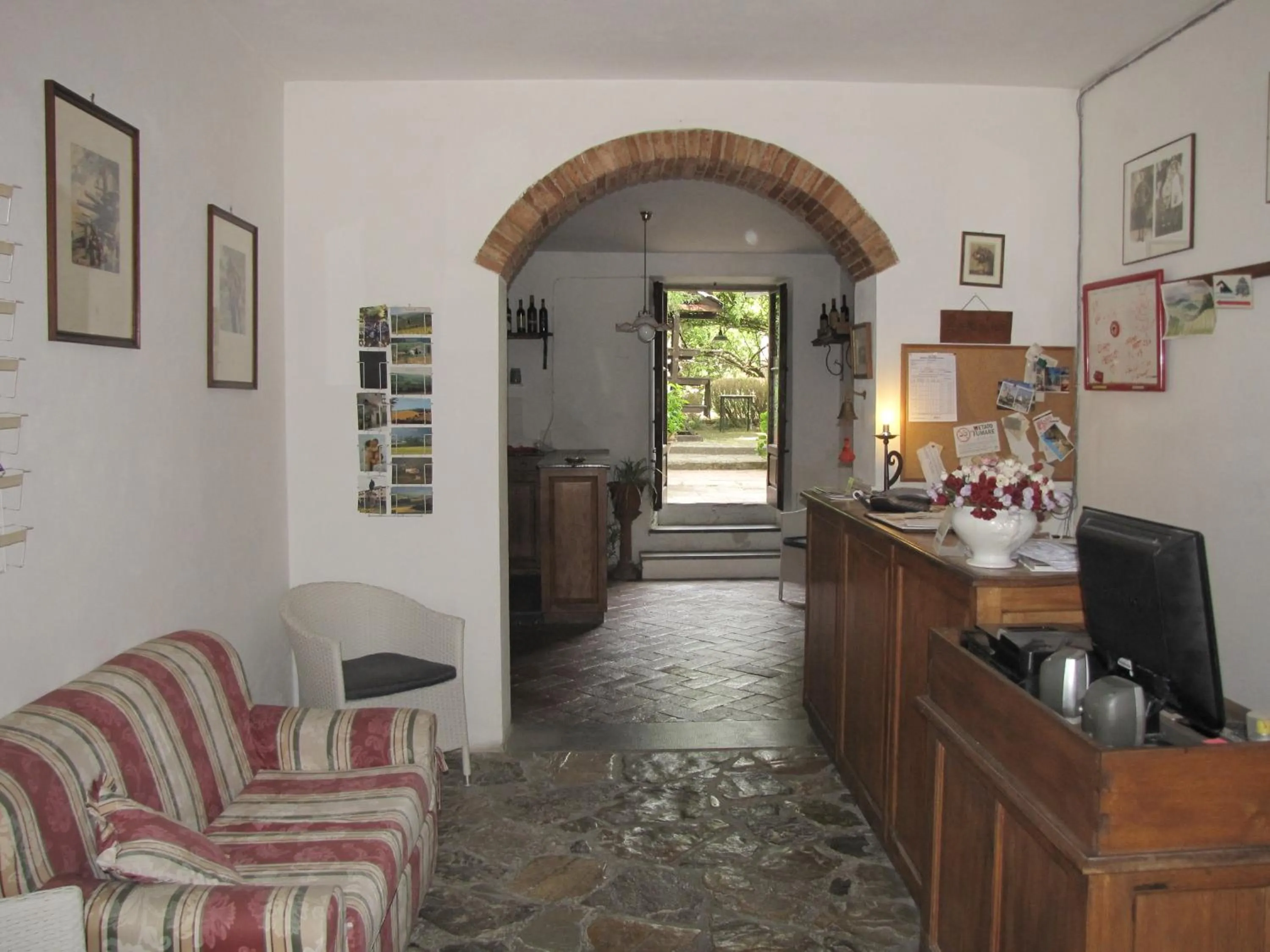 Lobby or reception in Residence Casprini da Omero