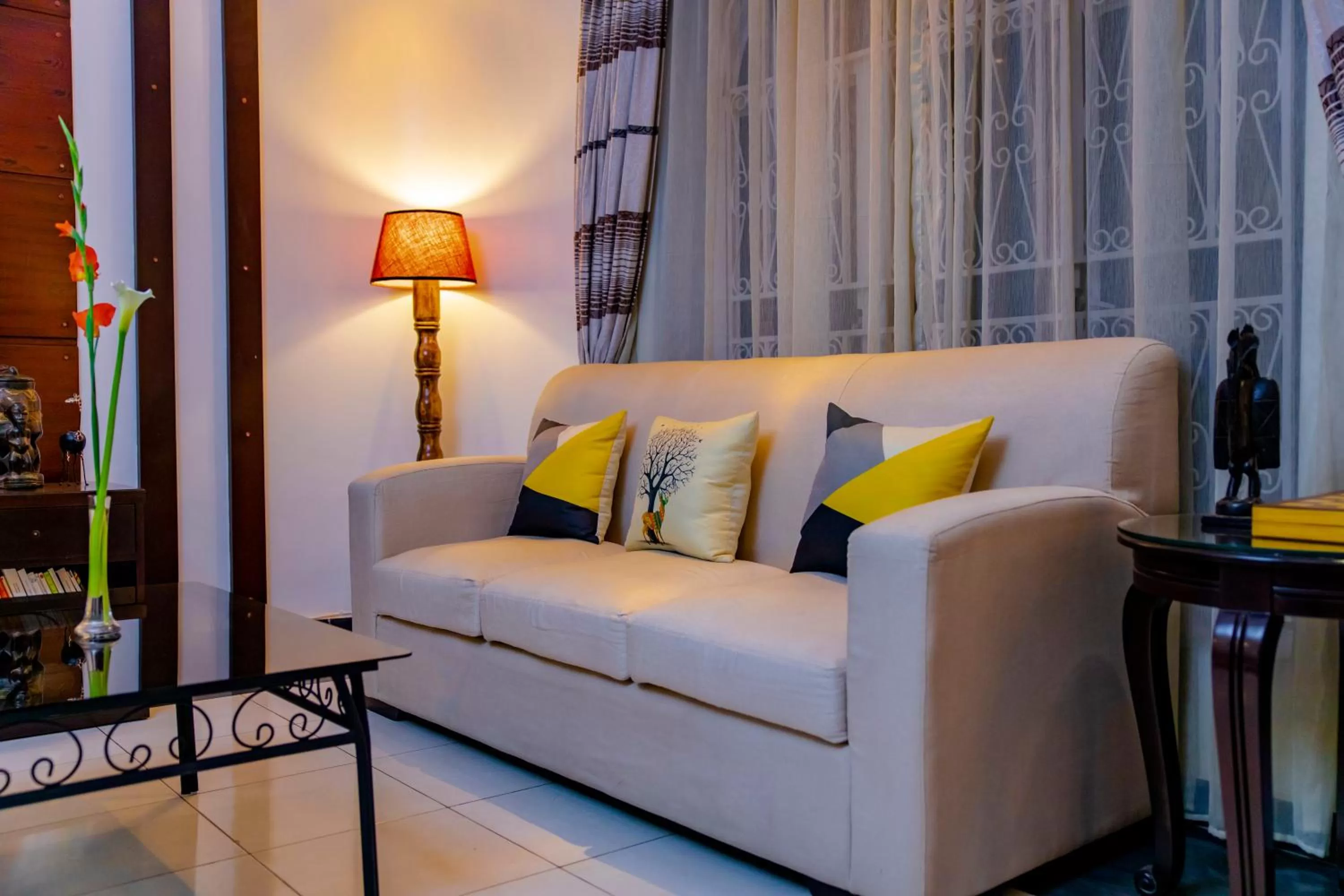 Living room in Villa Asimba