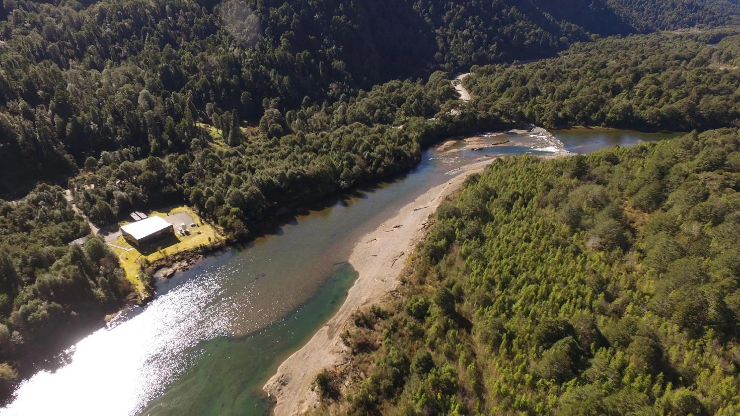 Bird's eye view, Bird's-eye View in Posada Queulat