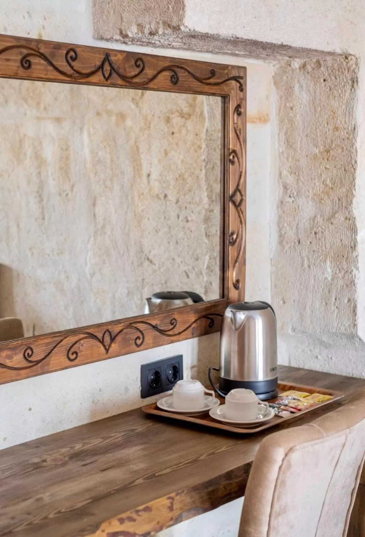 Coffee/tea facilities in Uzay Cave Suite Hotel