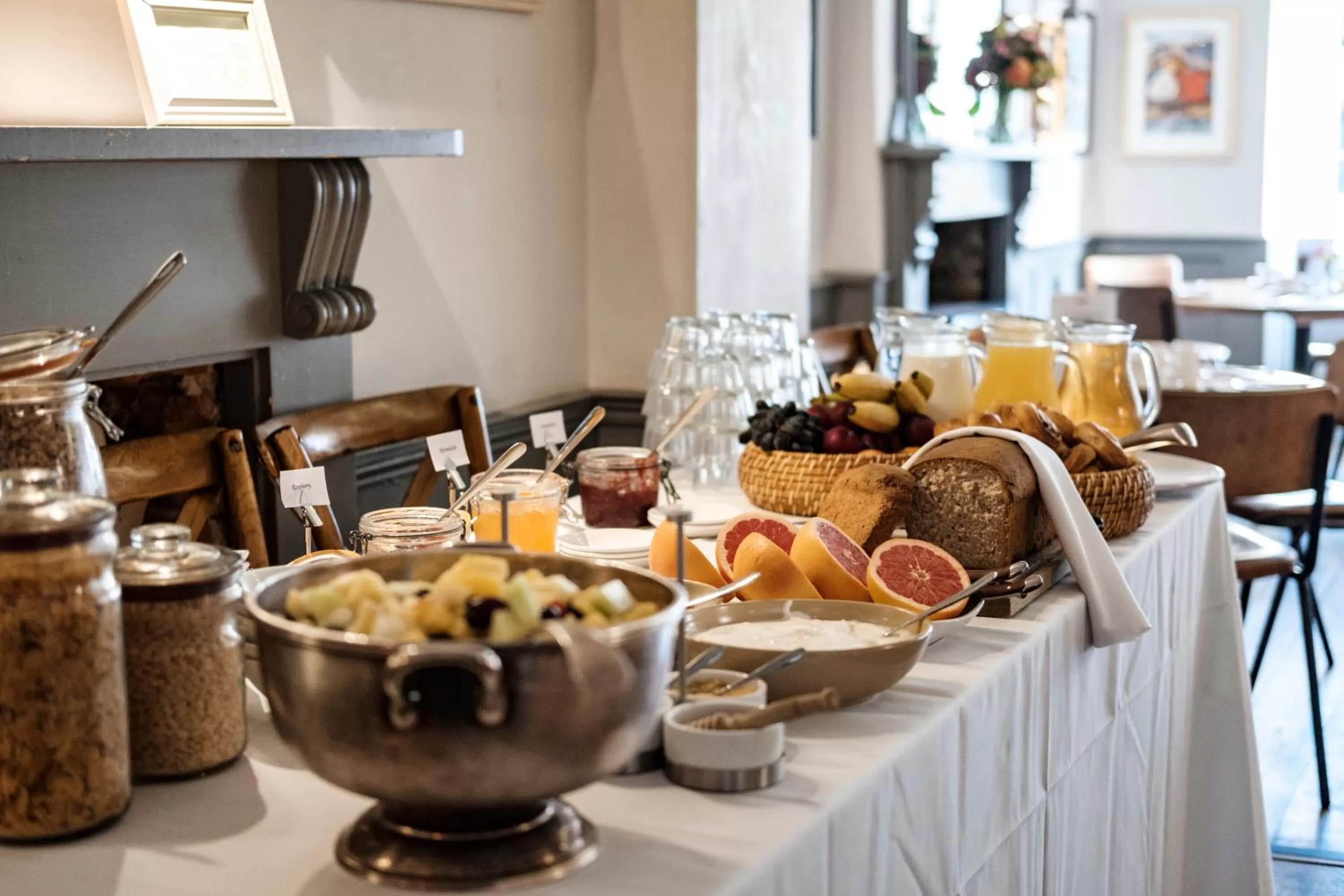 Continental breakfast in The Bull Hotel