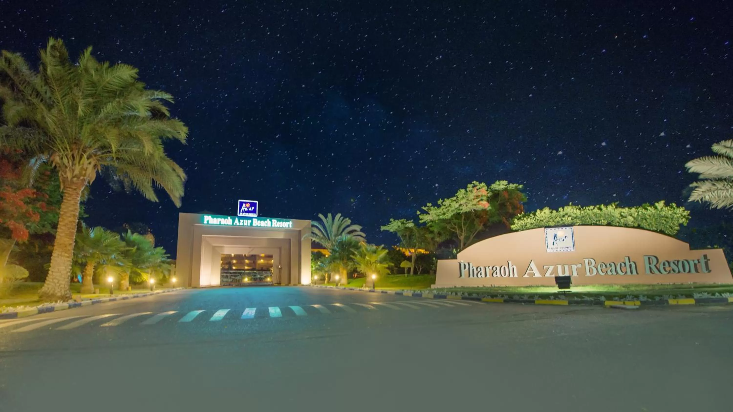 Facade/entrance in Pharaoh Azur Resort