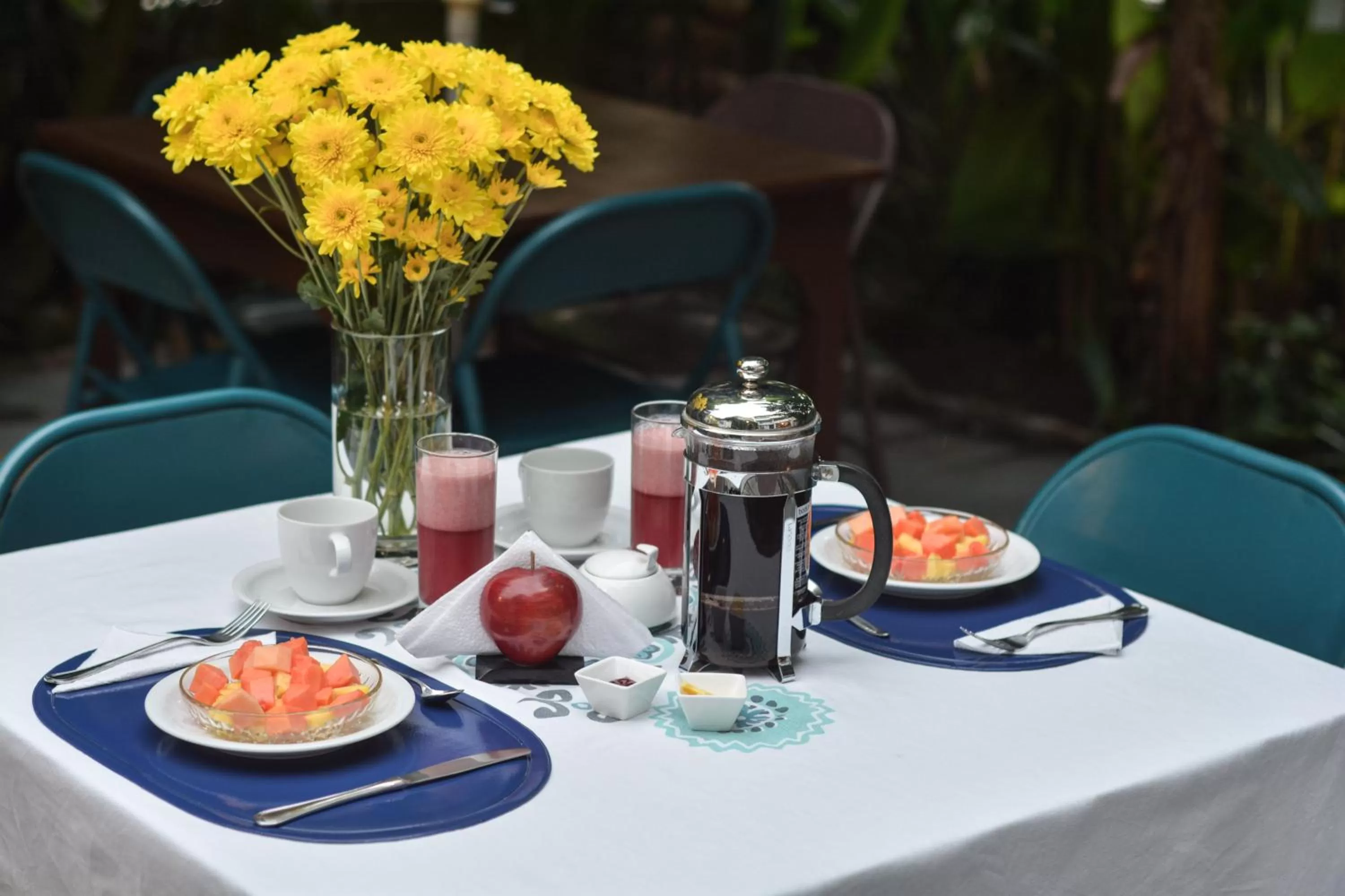 Food close-up in Casa Hotel Jardin Azul