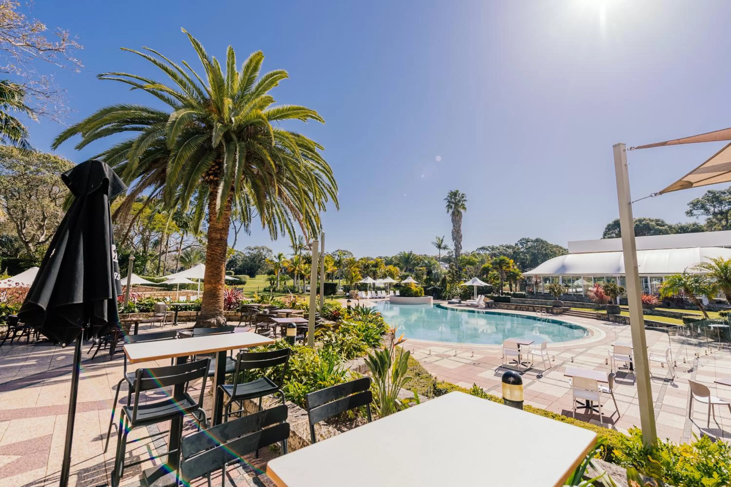 Pool view in Joondalup Resort