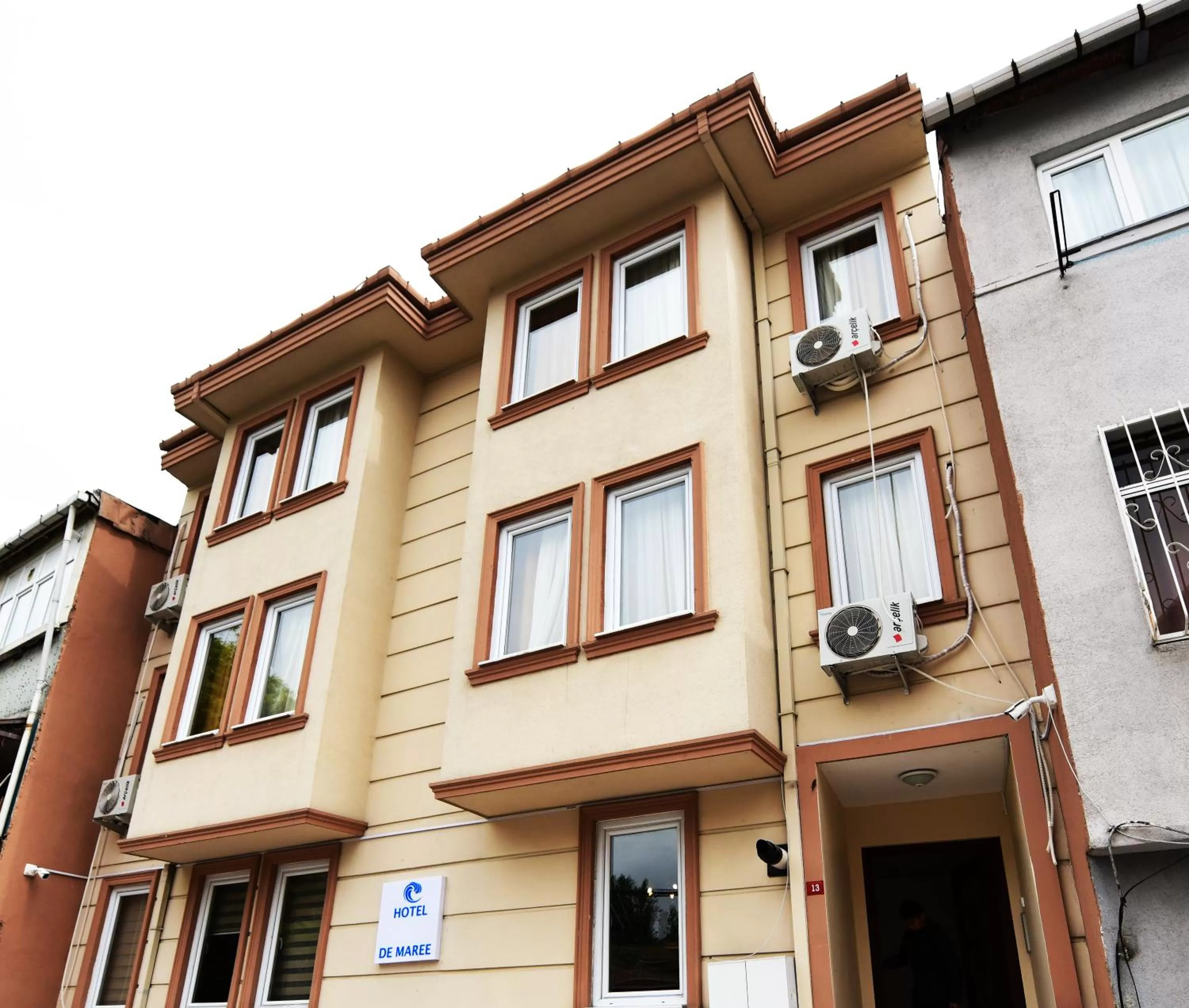 Facade/entrance in De Marêe