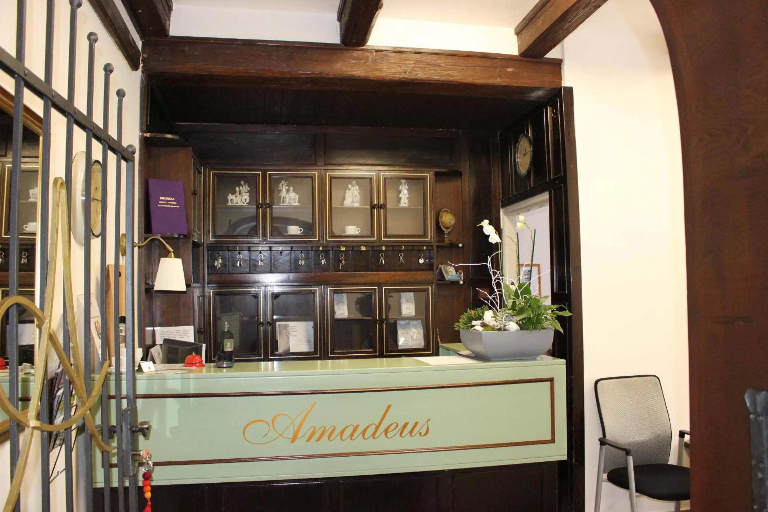 Lobby or reception in Hotel Amadeus