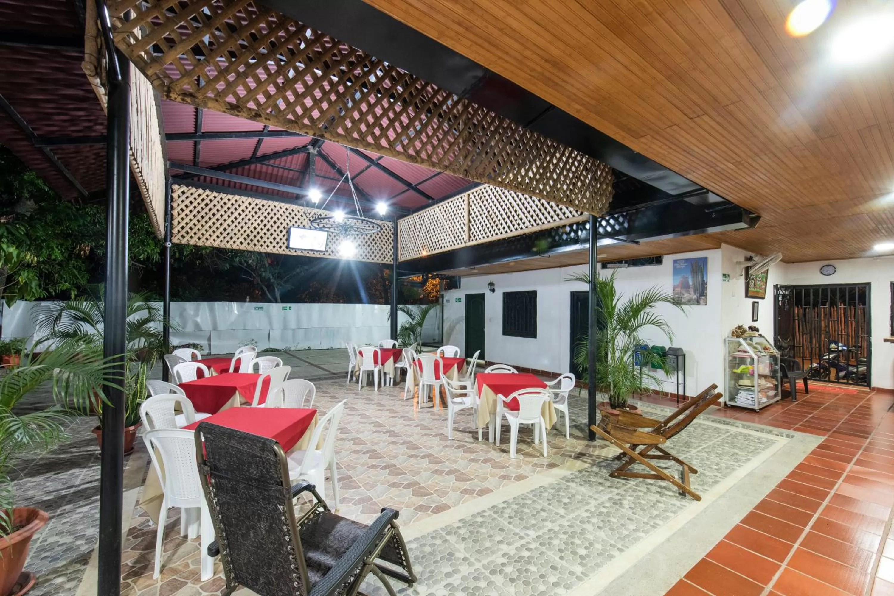 Living room in Hotel Colonial Villavieja