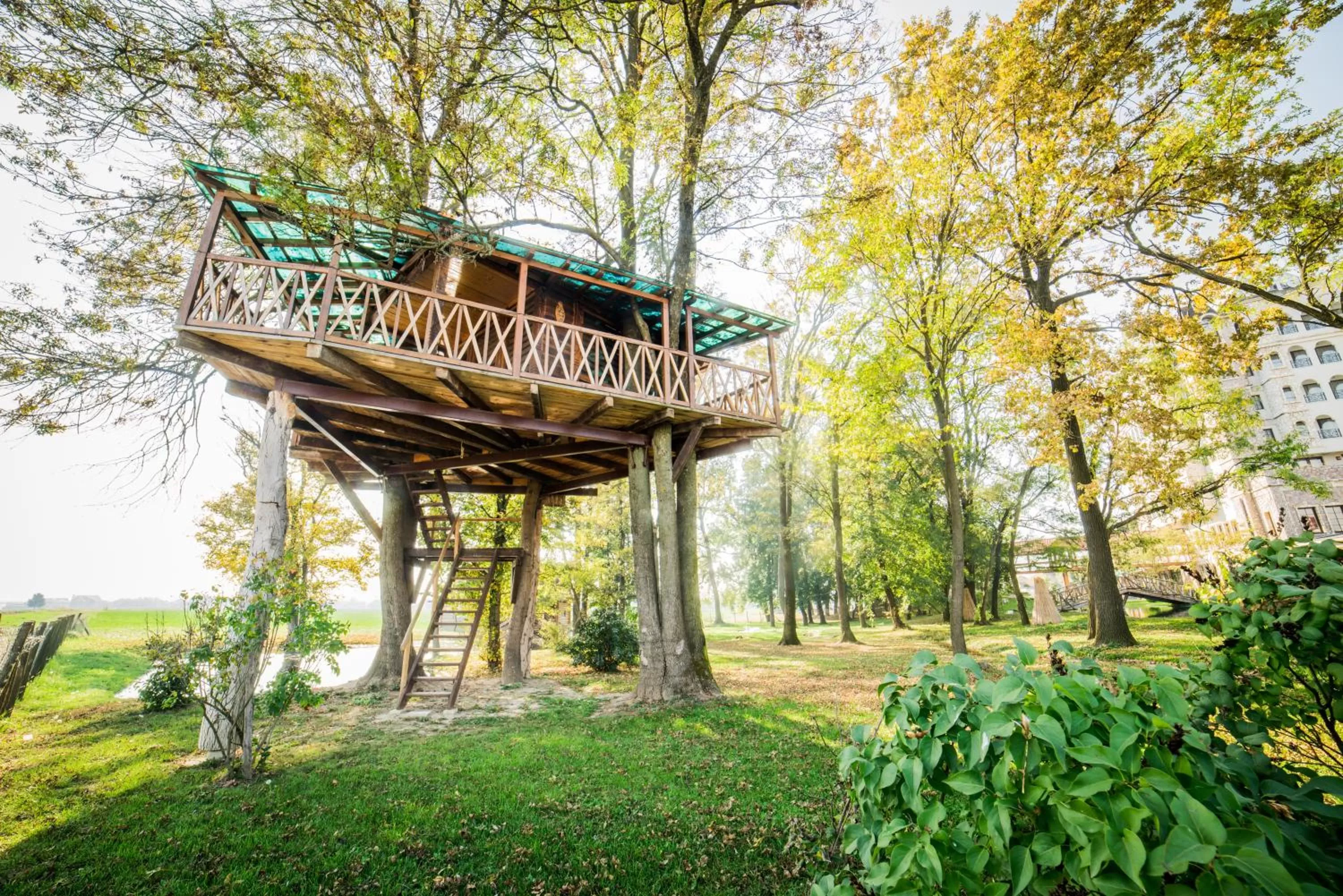 Property building, Garden in Ethno Village Stanisici