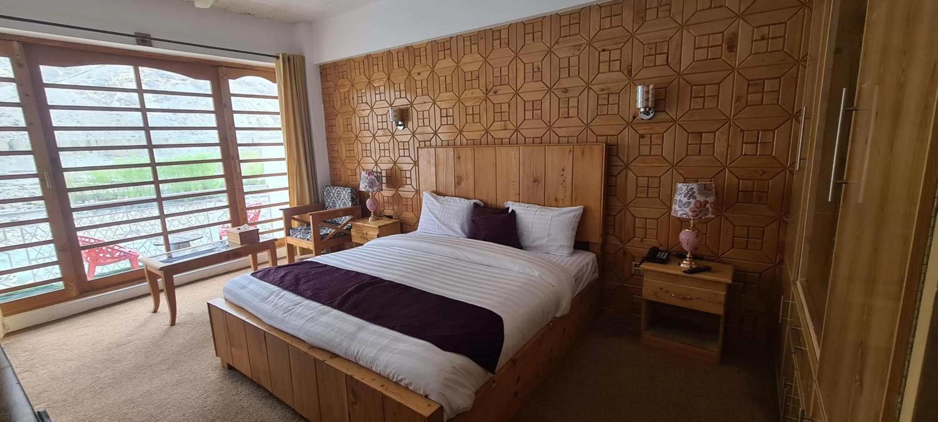 Bedroom in Indus Lodges Gilgit