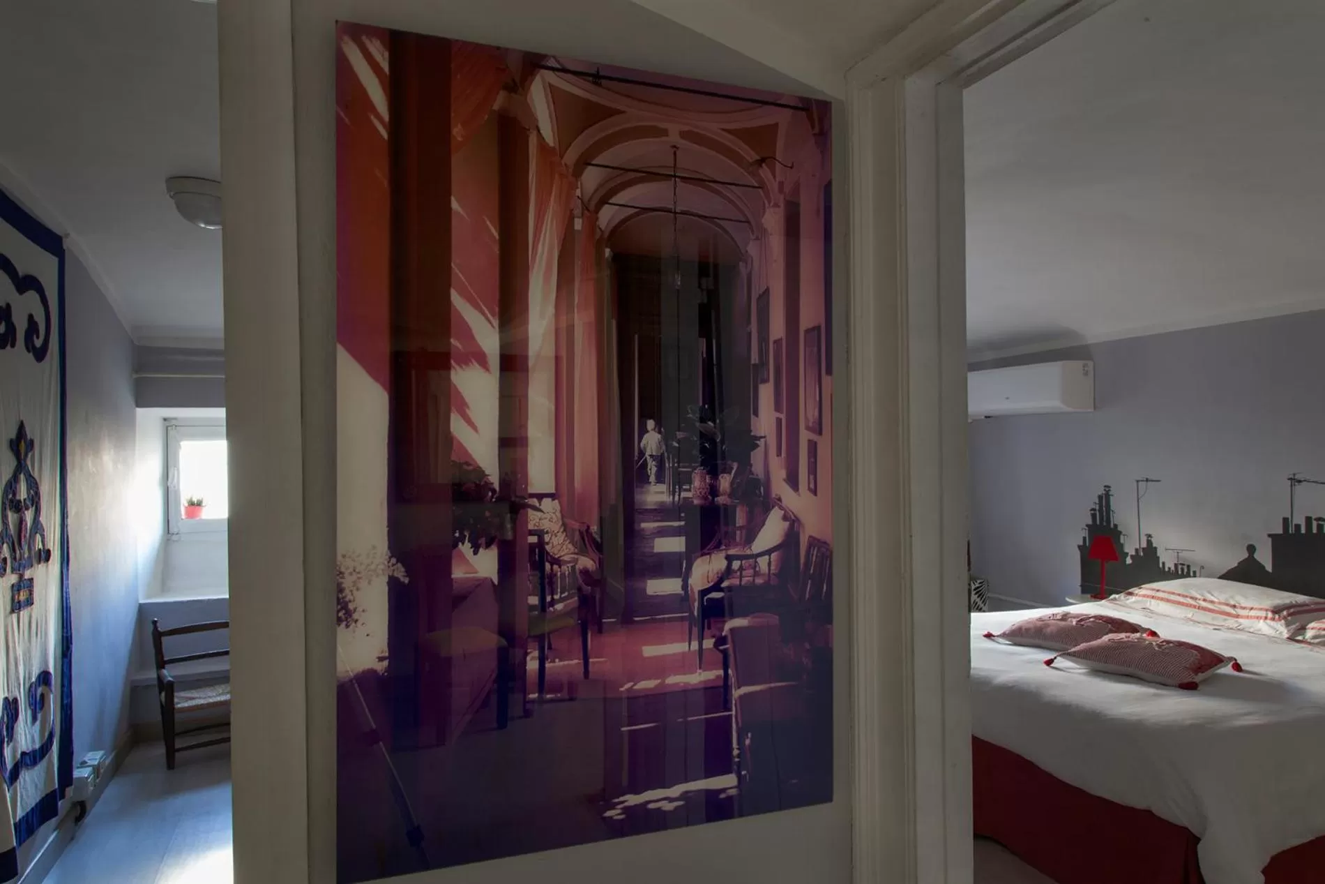 Photo of the whole room, Bed in Palazzo Bellini