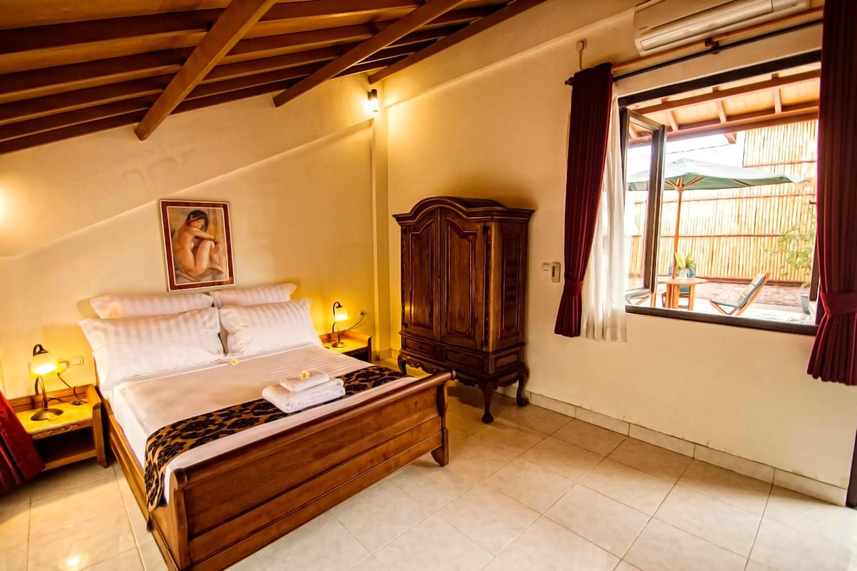 Garden, Bed in Manzelejepun Villa & Pavilion