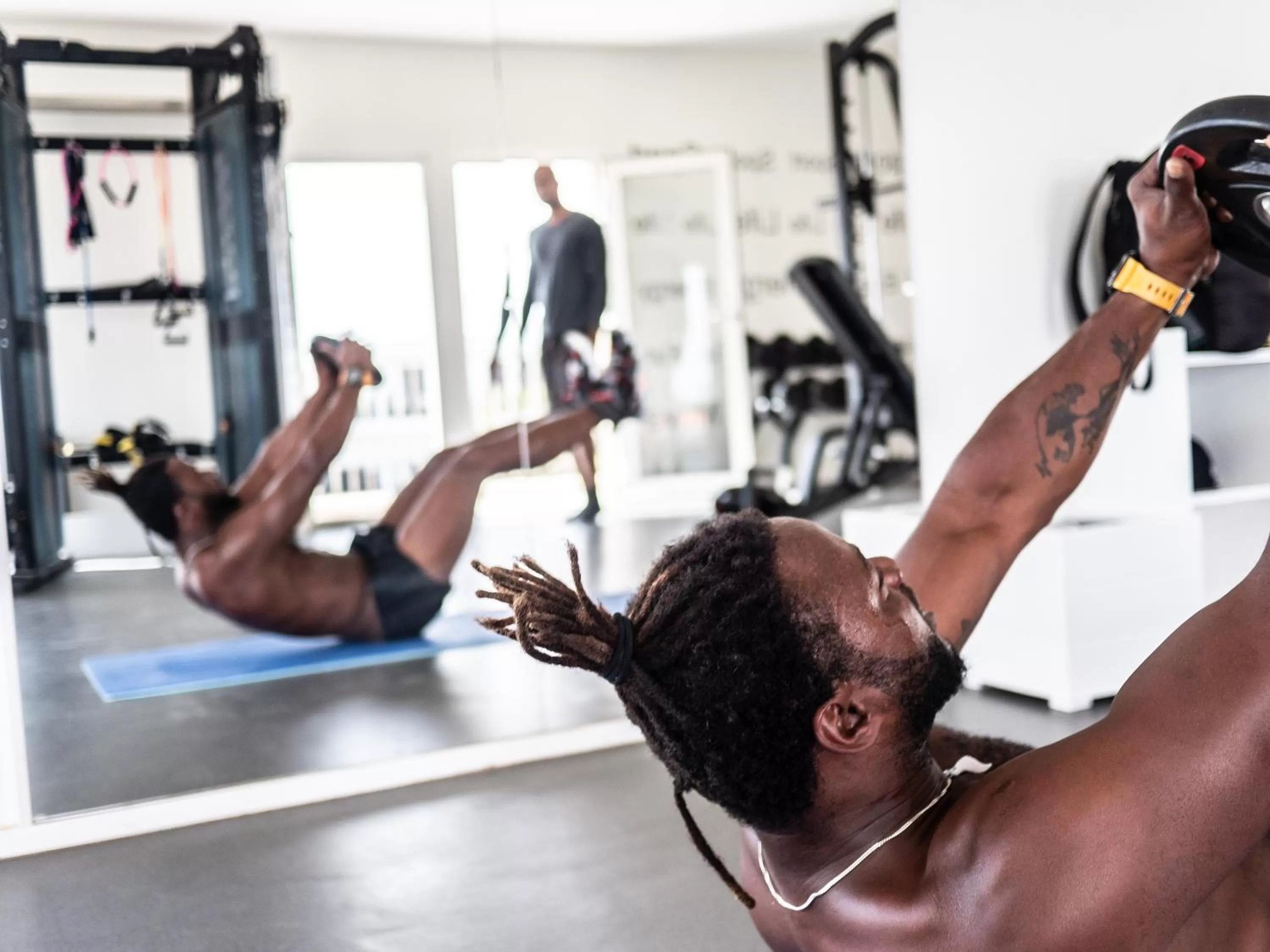 Fitness centre/facilities in Hotel Dunas de Sal