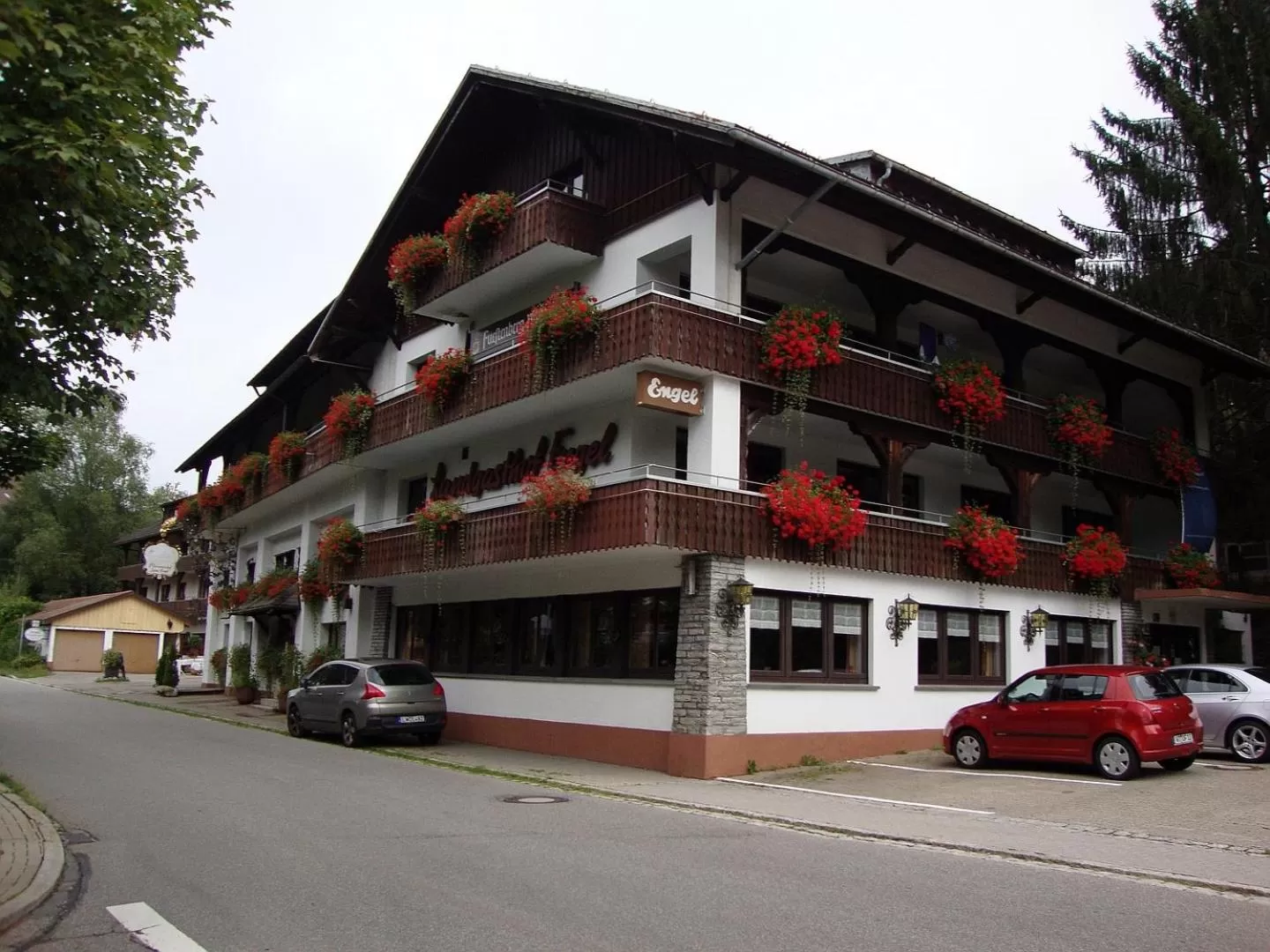 Property building in Alemannenhof Hotel Engel