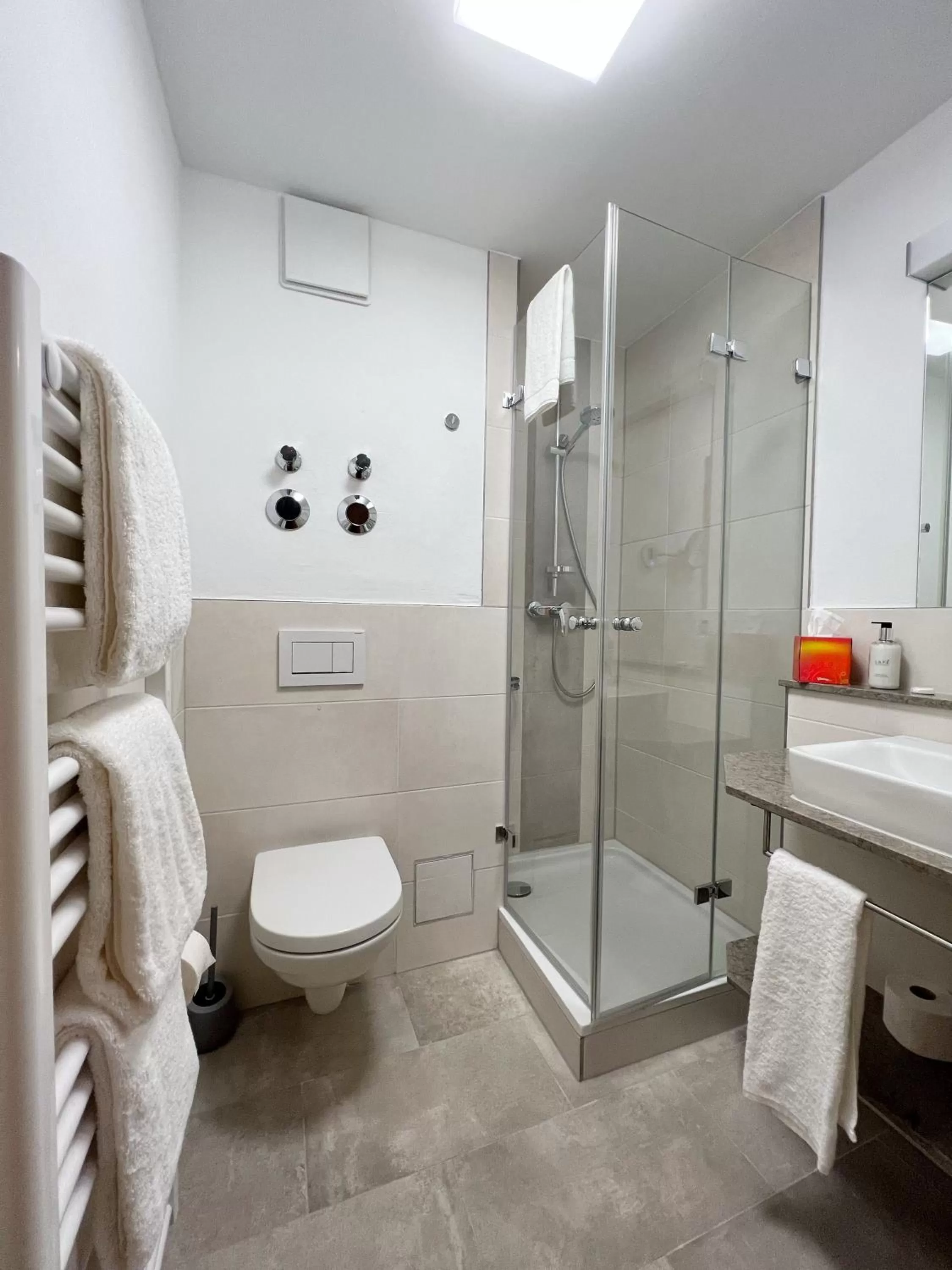 Shower in Hotel Prinz