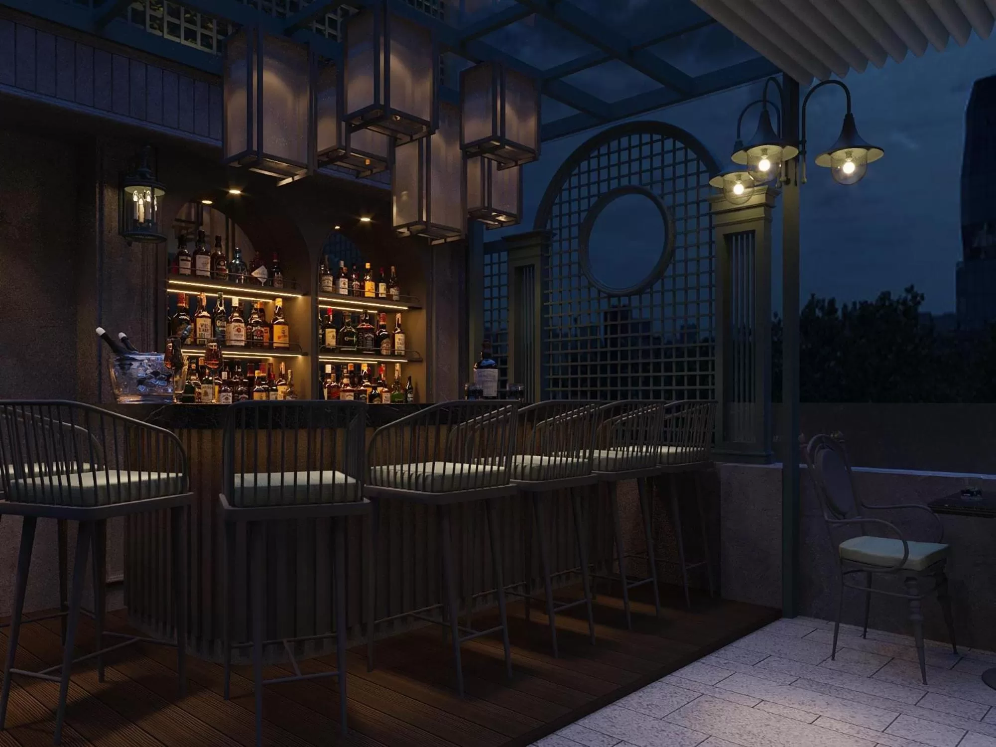 Restaurant/places to eat, Lounge/Bar in Victor Metropolis Hanoi Hotel & Rooftop Bar