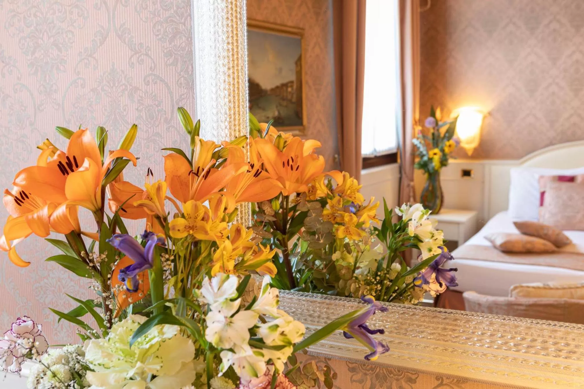 Decorative detail, Bed in Duodo Palace Hotel