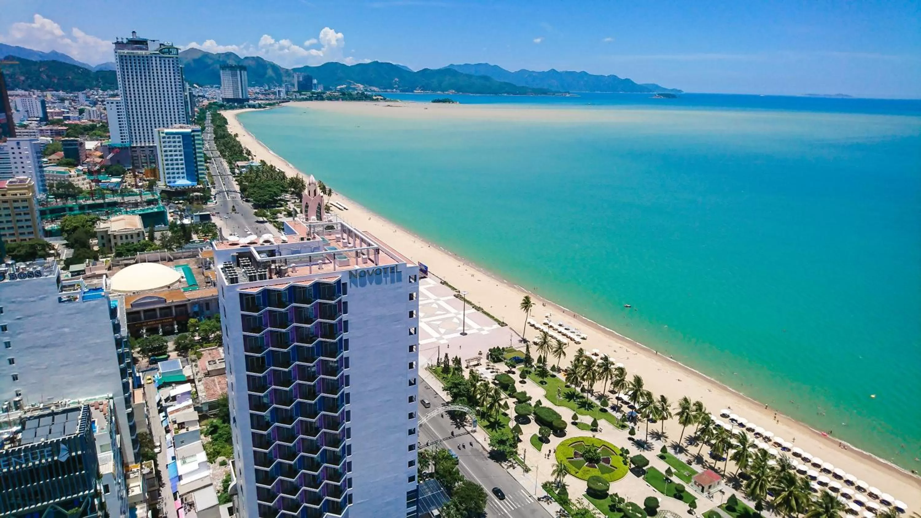 Bird's eye view in Gold Ocean Apartment Nha Trang
