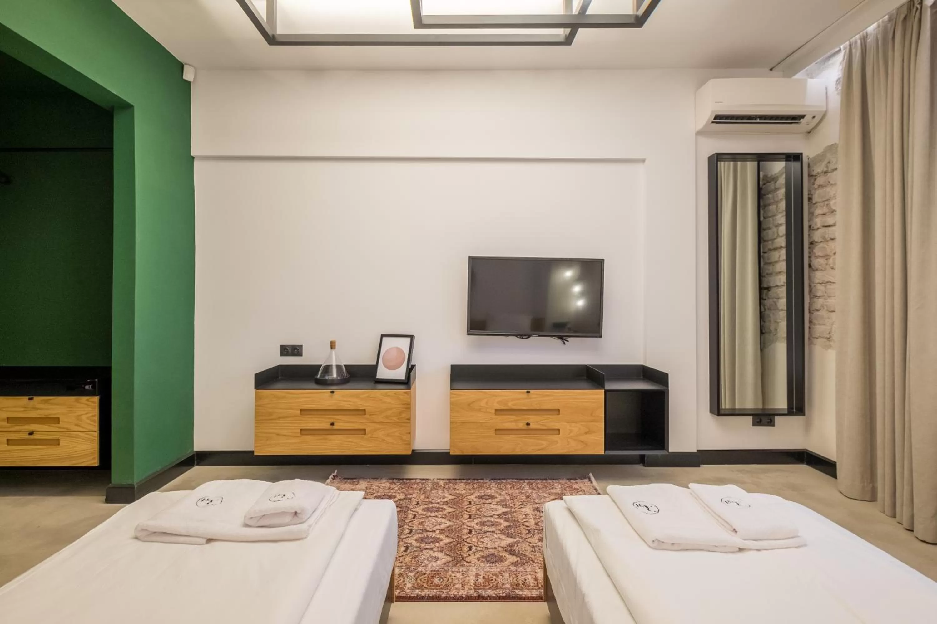 Bed in R34 Boutique Hotel