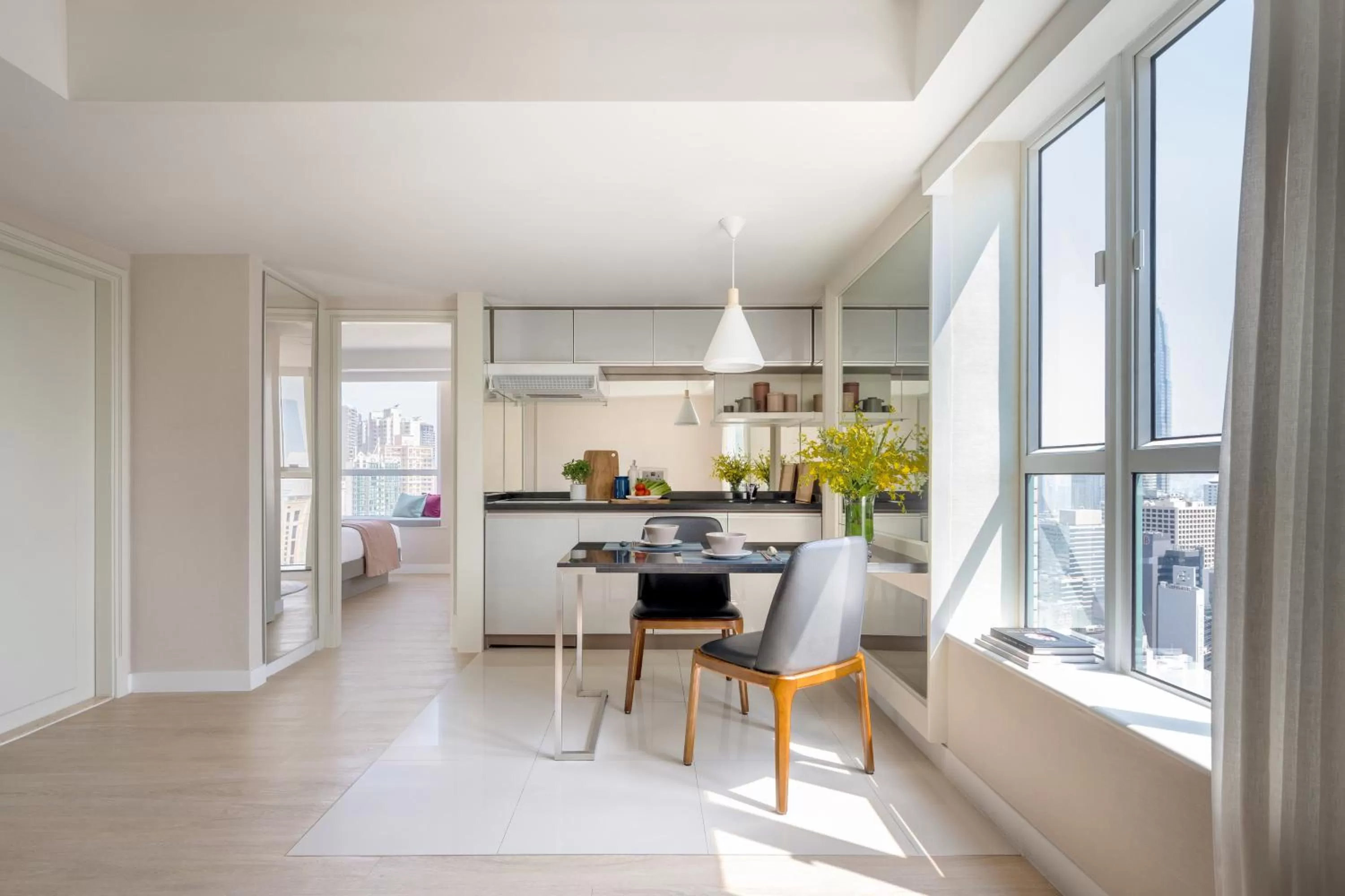 Seating area in Two MacDonnell Road