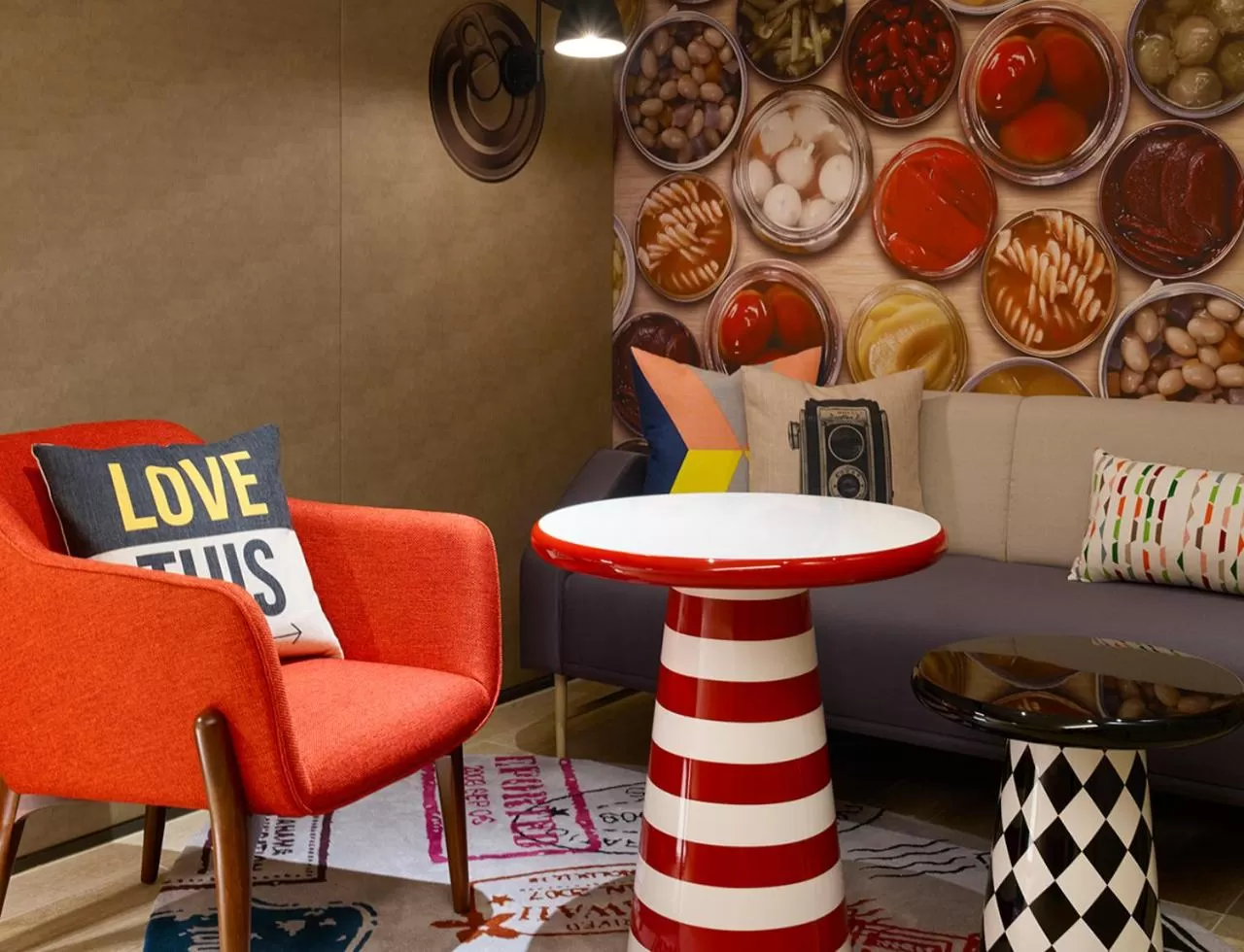 Seating area in Hotel Indigo Kaohsiung Central Park by IHG