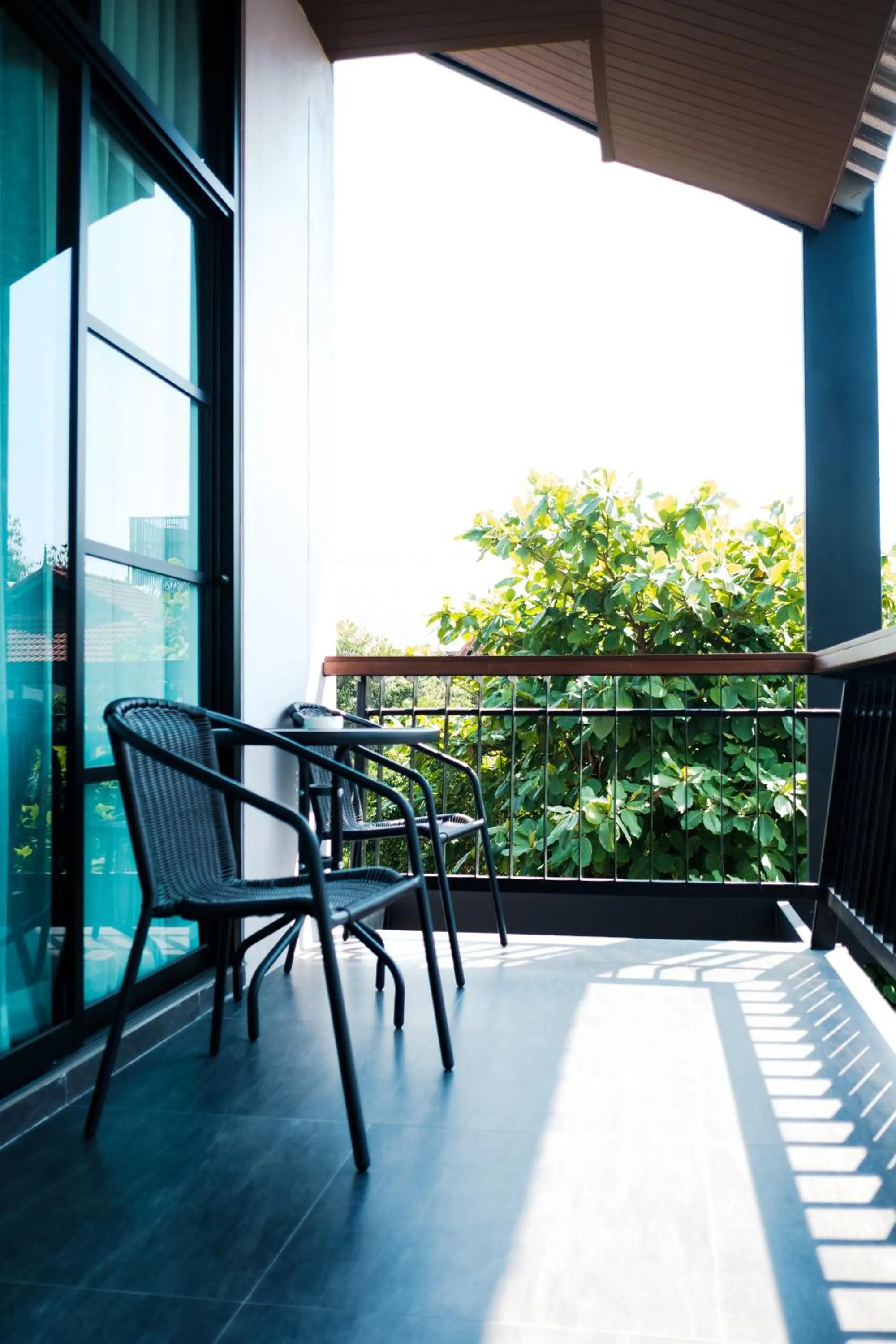 Balcony/Terrace in Wealth Boutique Hotel Chiang Mai