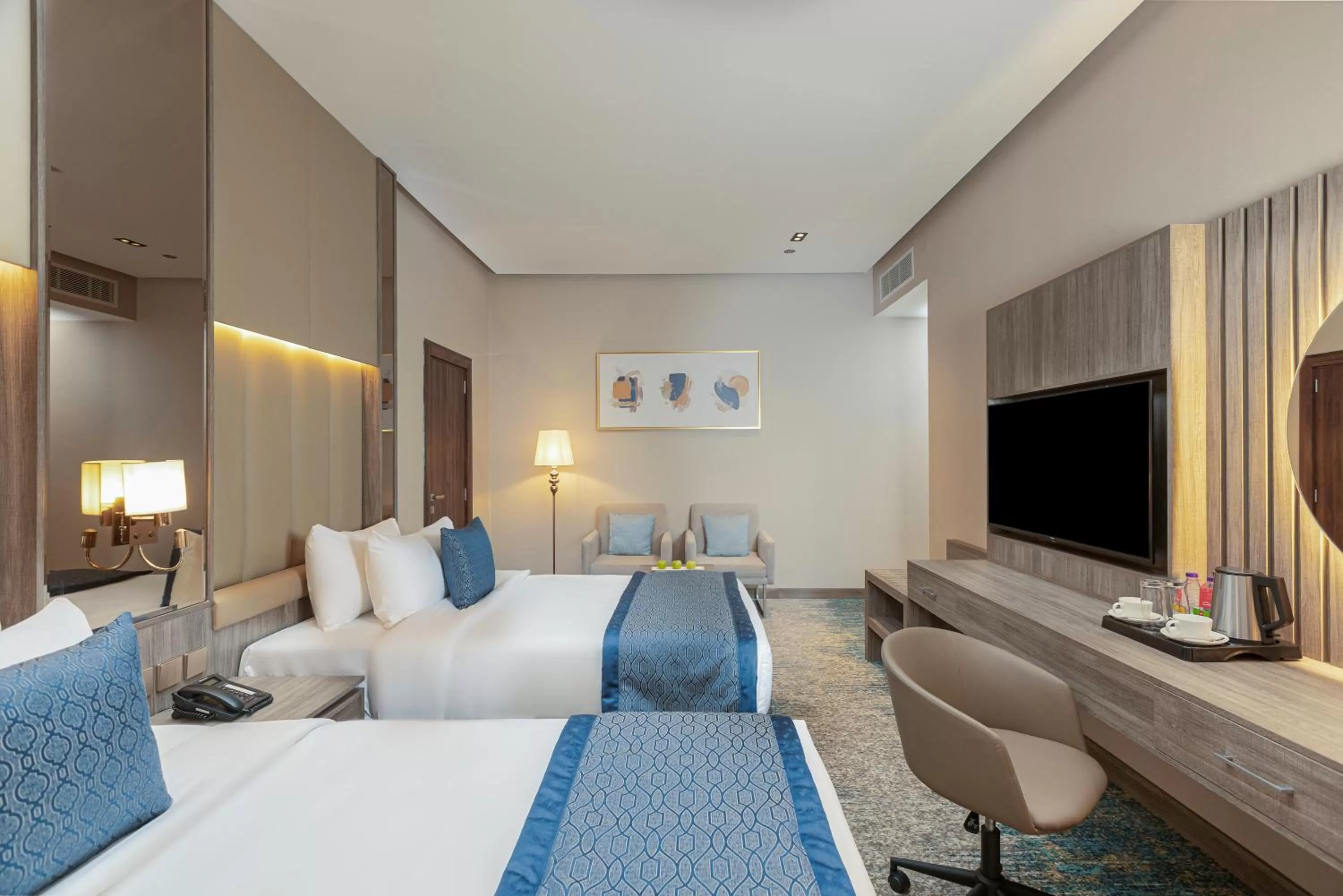 Bed in Seven Gardens Hotel Al Narjis