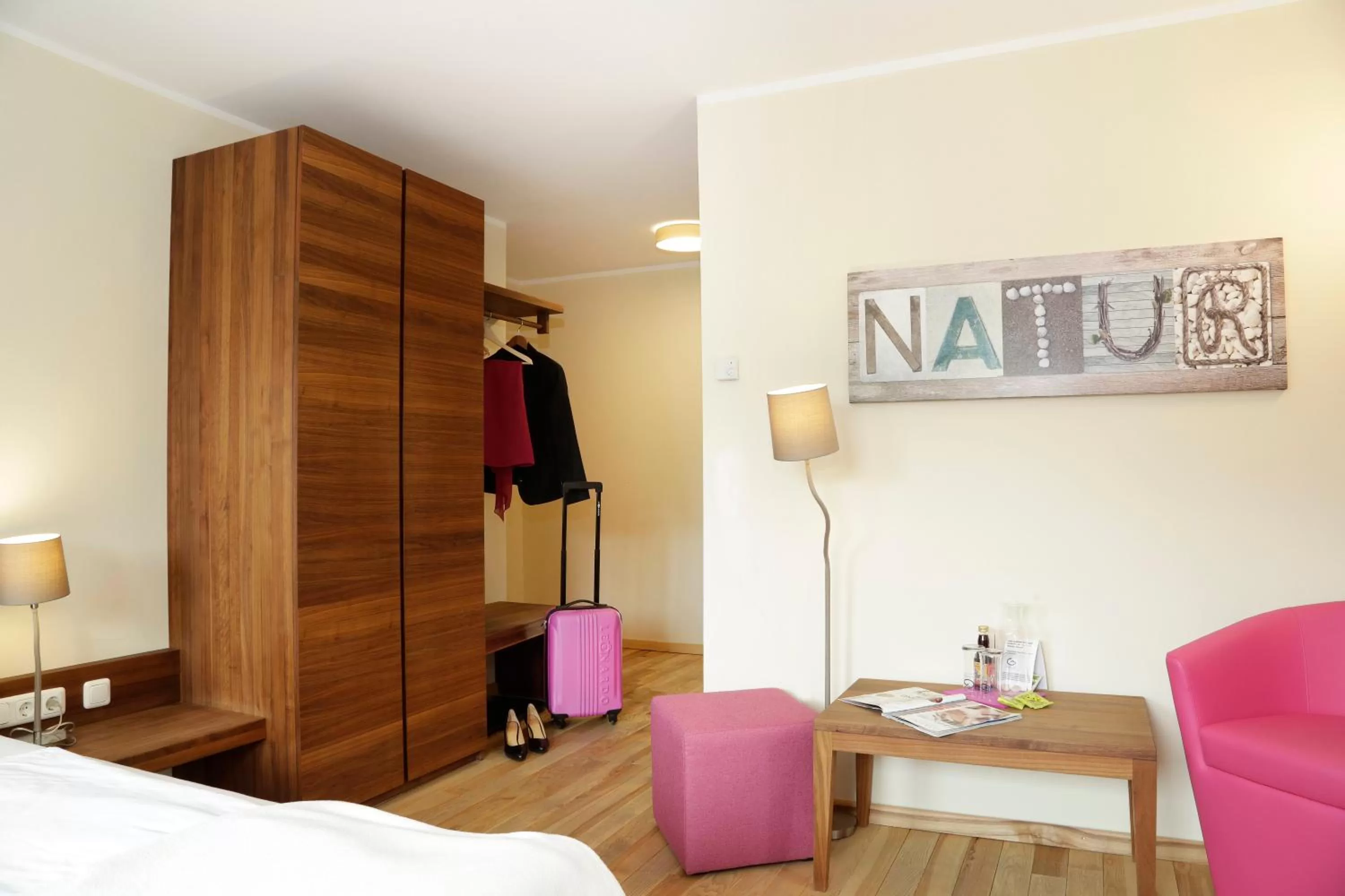 Photo of the whole room, Bed in BIO Hotel Bayerischer Wirt Augsburg