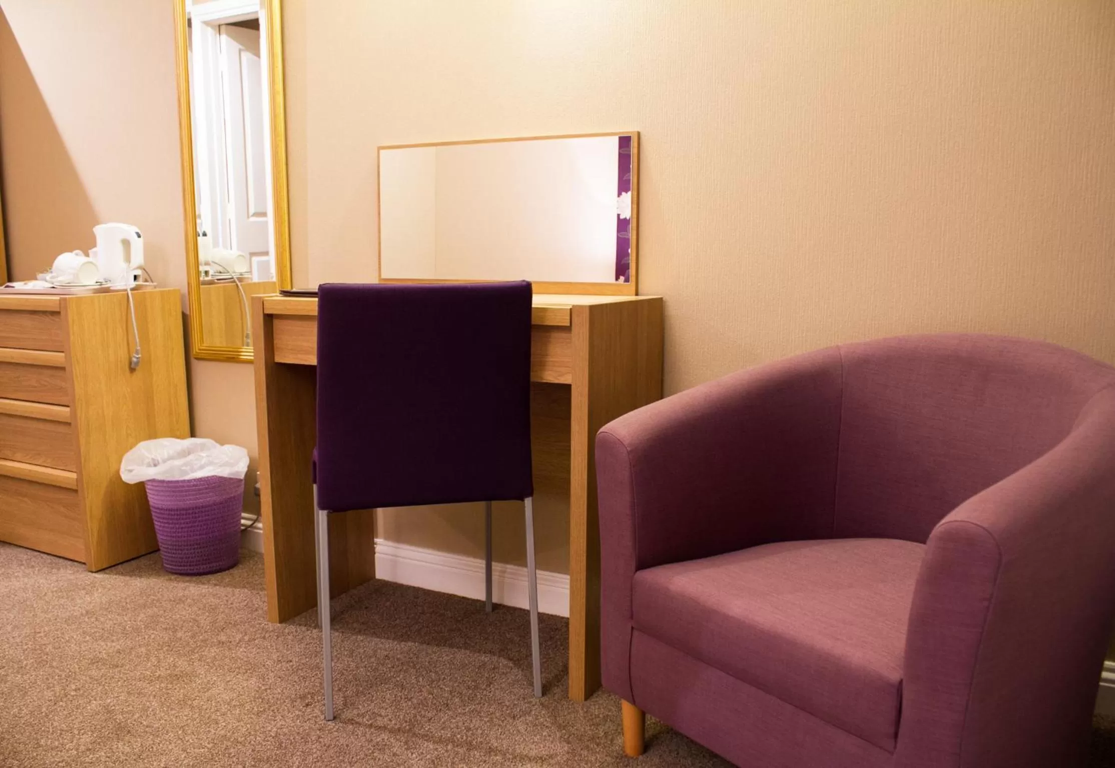 Seating area in Gwesty Minffordd Hotel