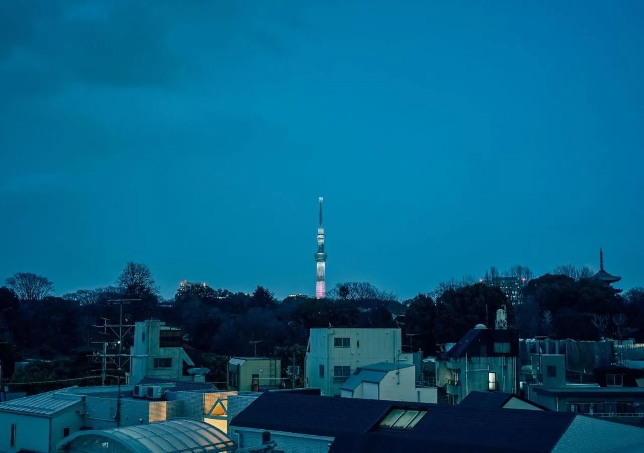 City view in Hotel Graphy Nezu