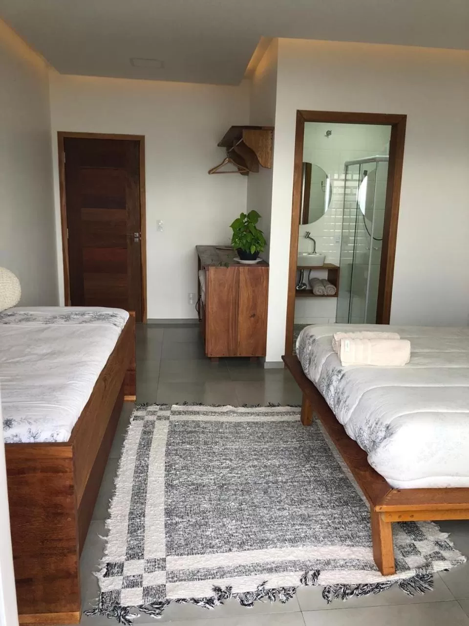 Bed in Pousada Casa Albatross