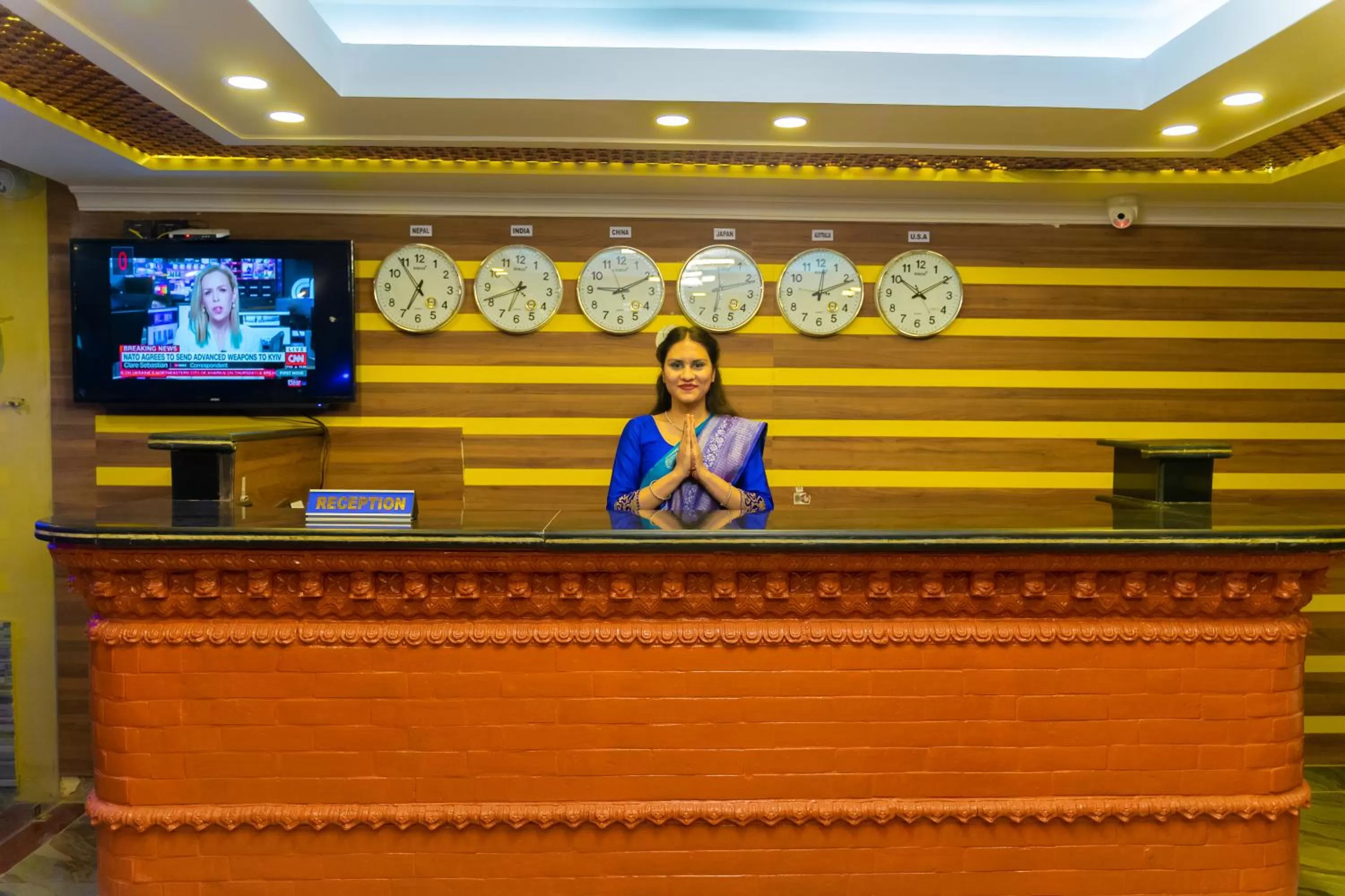 Staff in Grand Yak Boutique Hotel