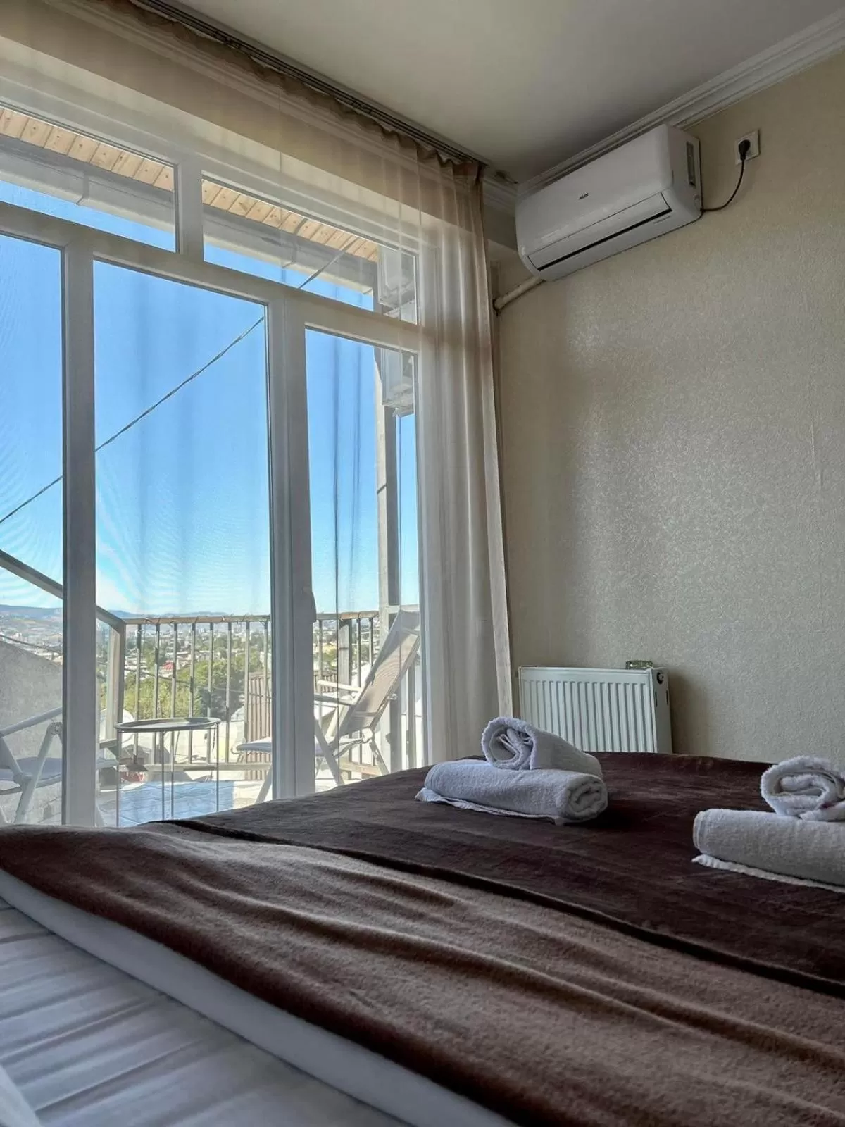 Bed in Hotel Marioni