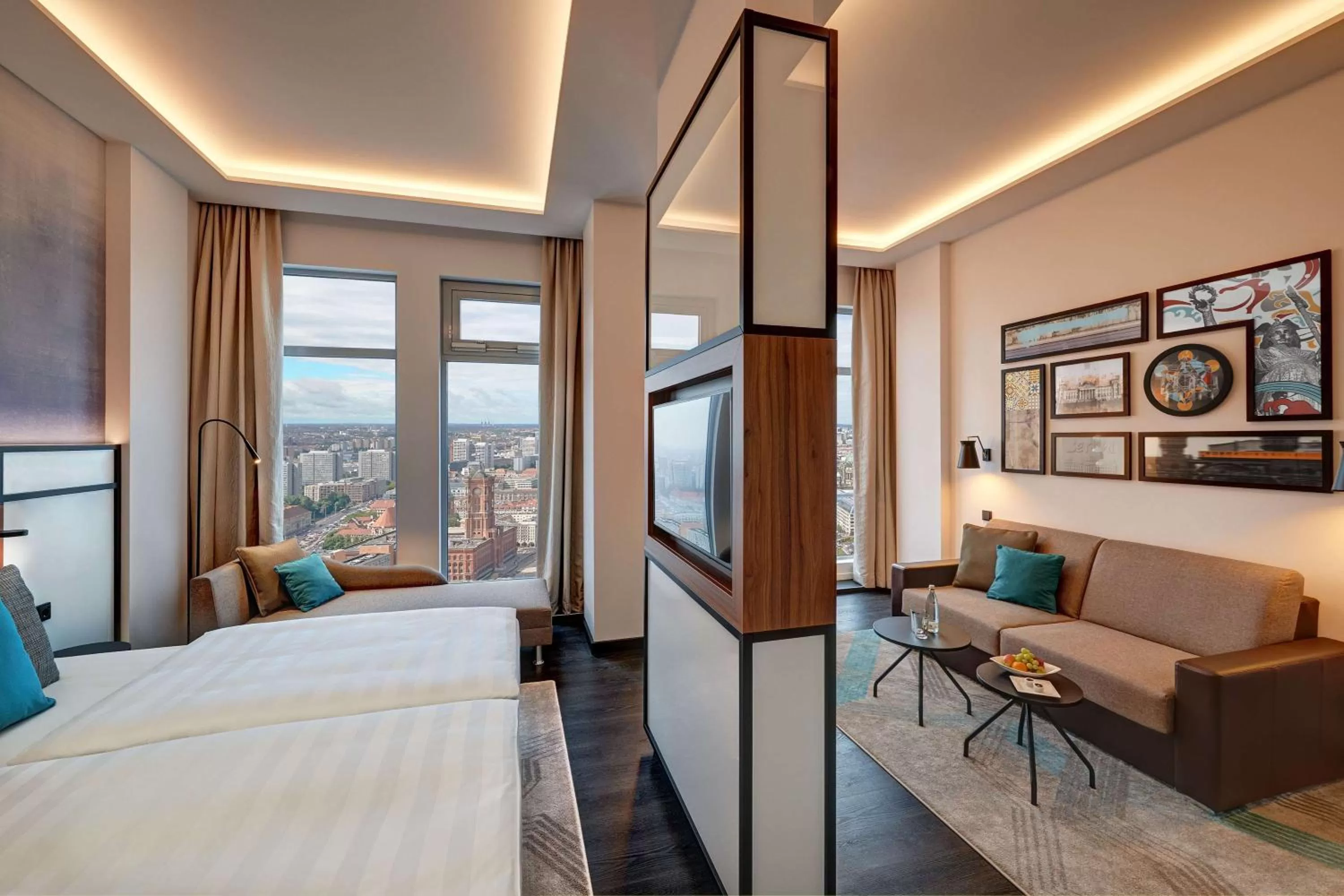 Bed in Park Inn by Radisson Berlin Alexanderplatz