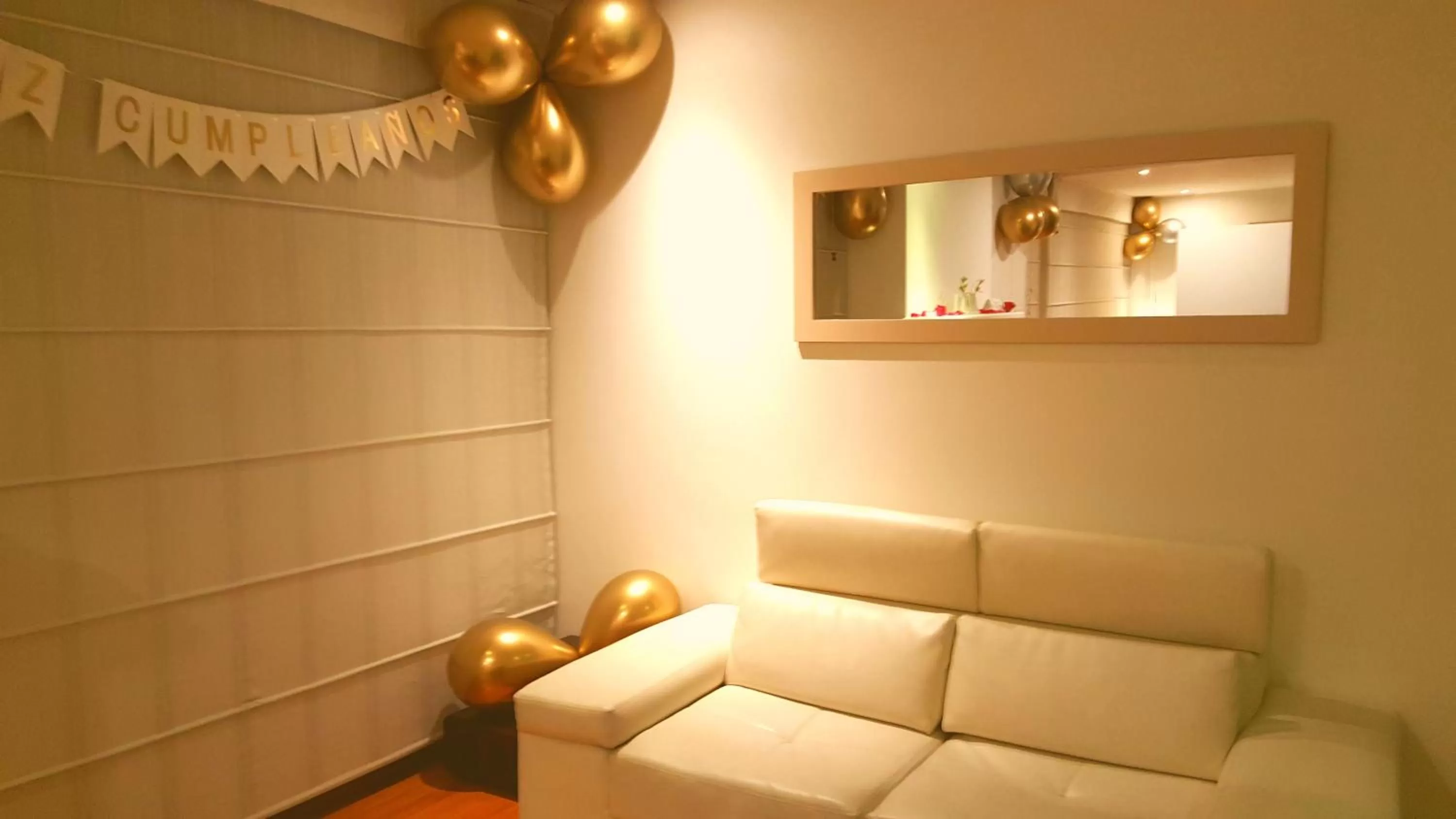 Seating area in Suites 109 GH Usaquén