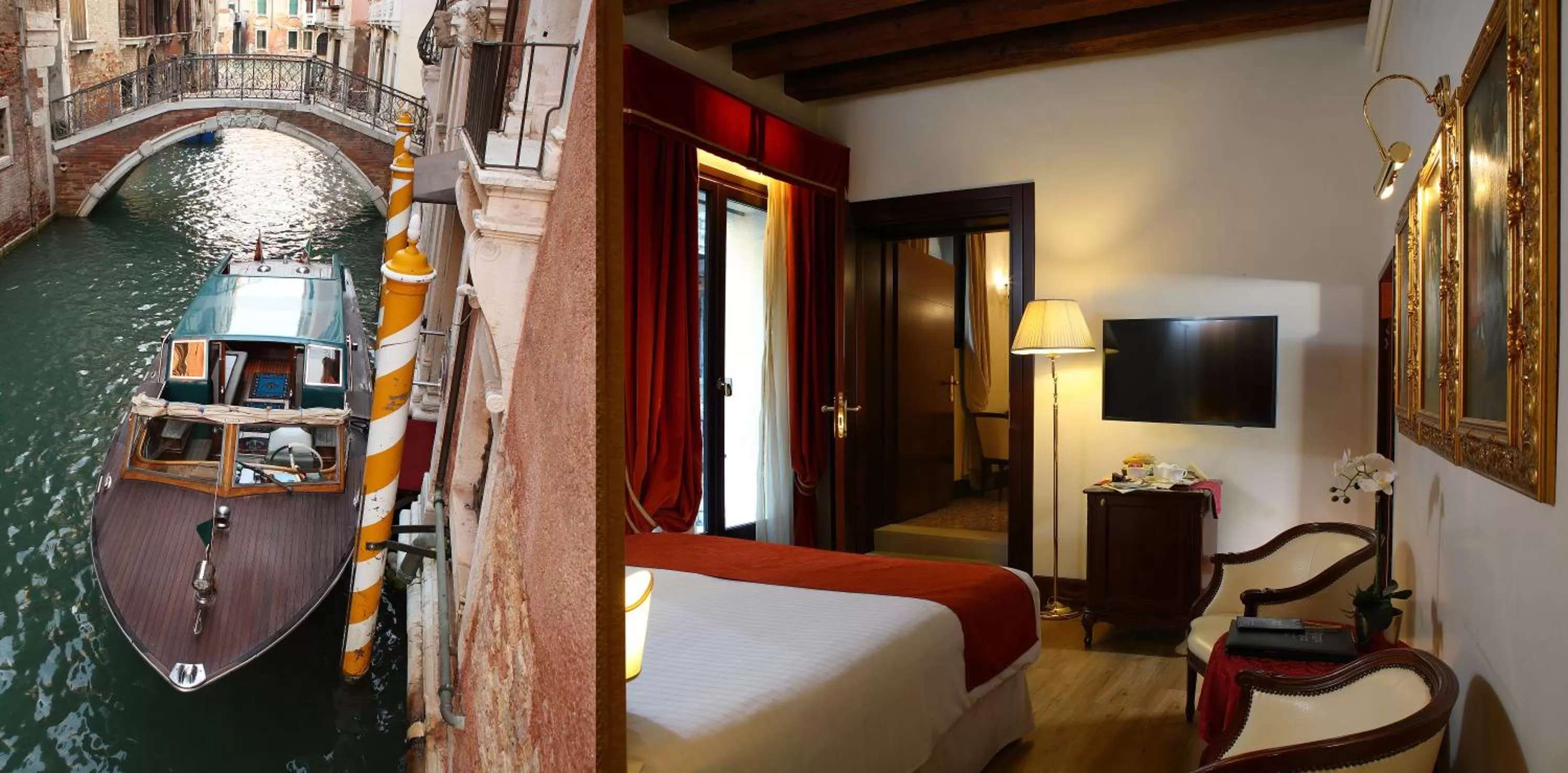 Bird's eye view, Bed in Ruzzini Palace Hotel